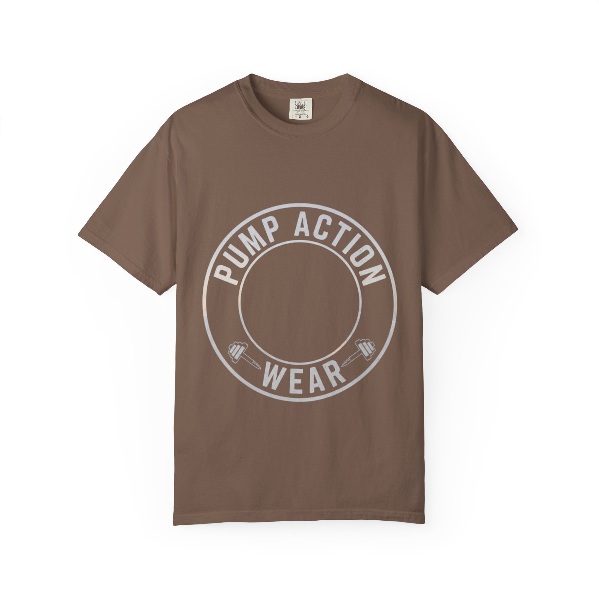 Pump Action Wear T‑Shirt — Vintage Crest Graphic Tee - Image 13
