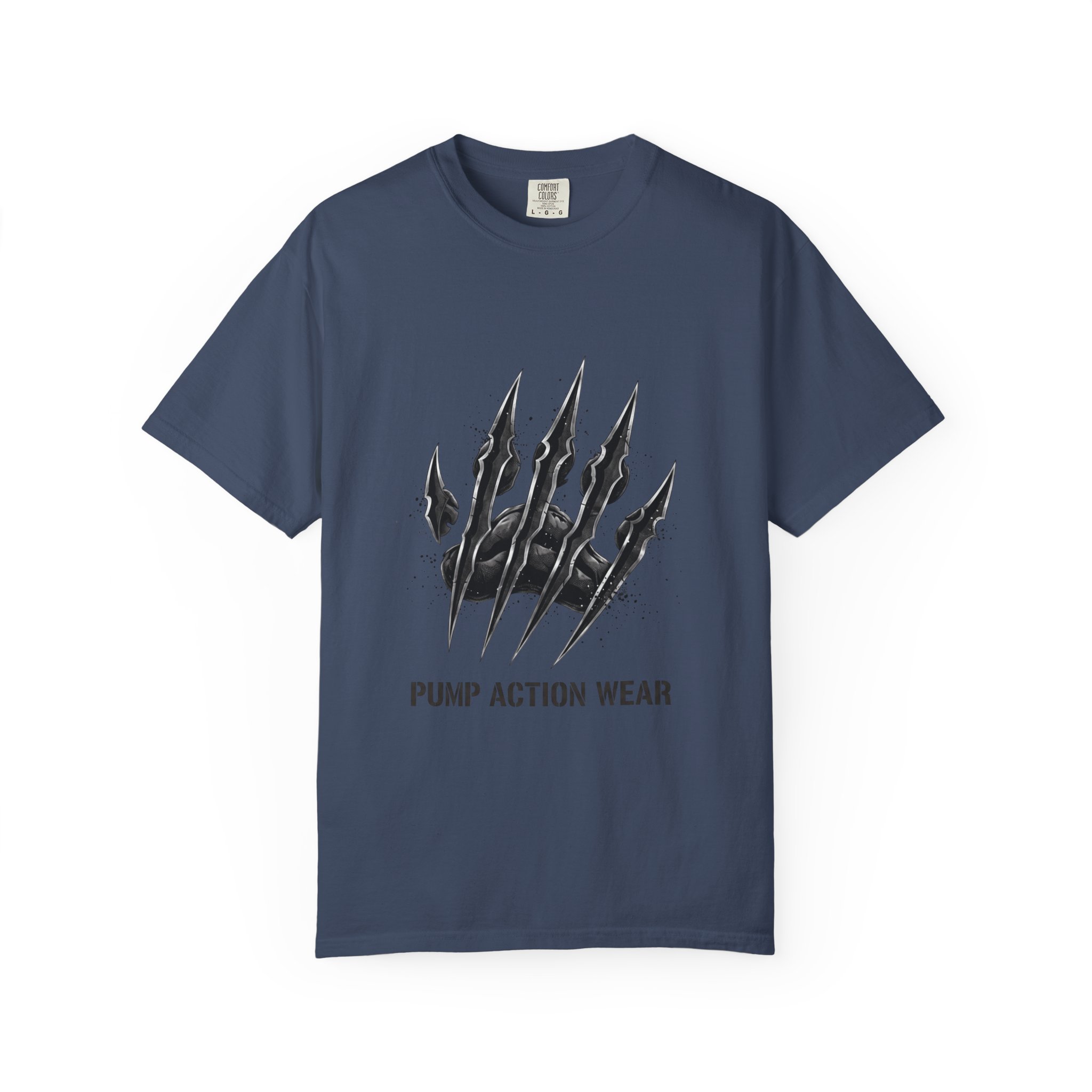 Pump Action Wear Graphic T-Shirt — Tactical Claw Logo Tee - Image 37