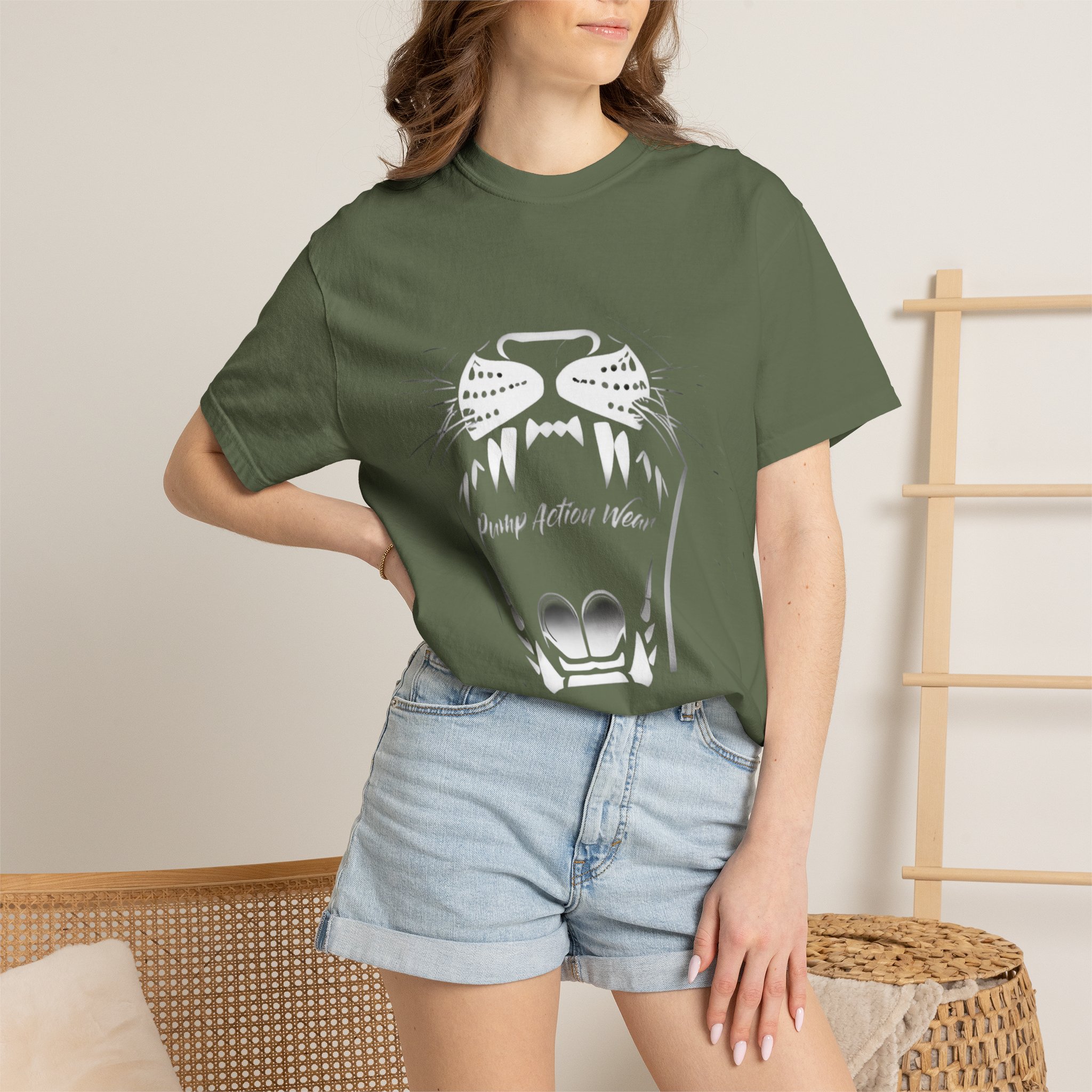 Cat Jaw Graphic T-Shirt — 'Please Afford Meow' Minimalist Cat Face Tee - Image 28