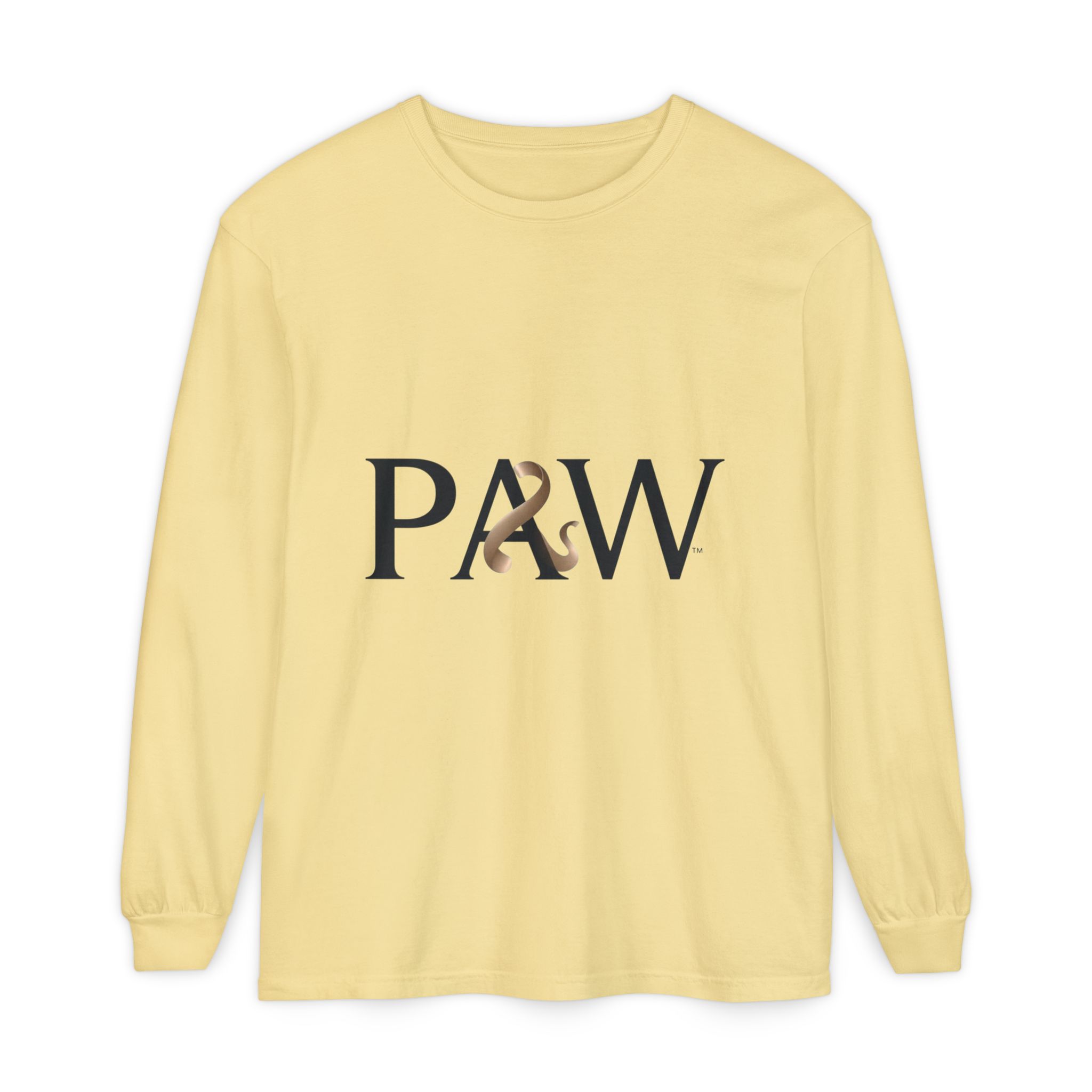 PAW Ampersand Long Sleeve Tee — Minimal Pet Lover Graphic Shirt - Image 29