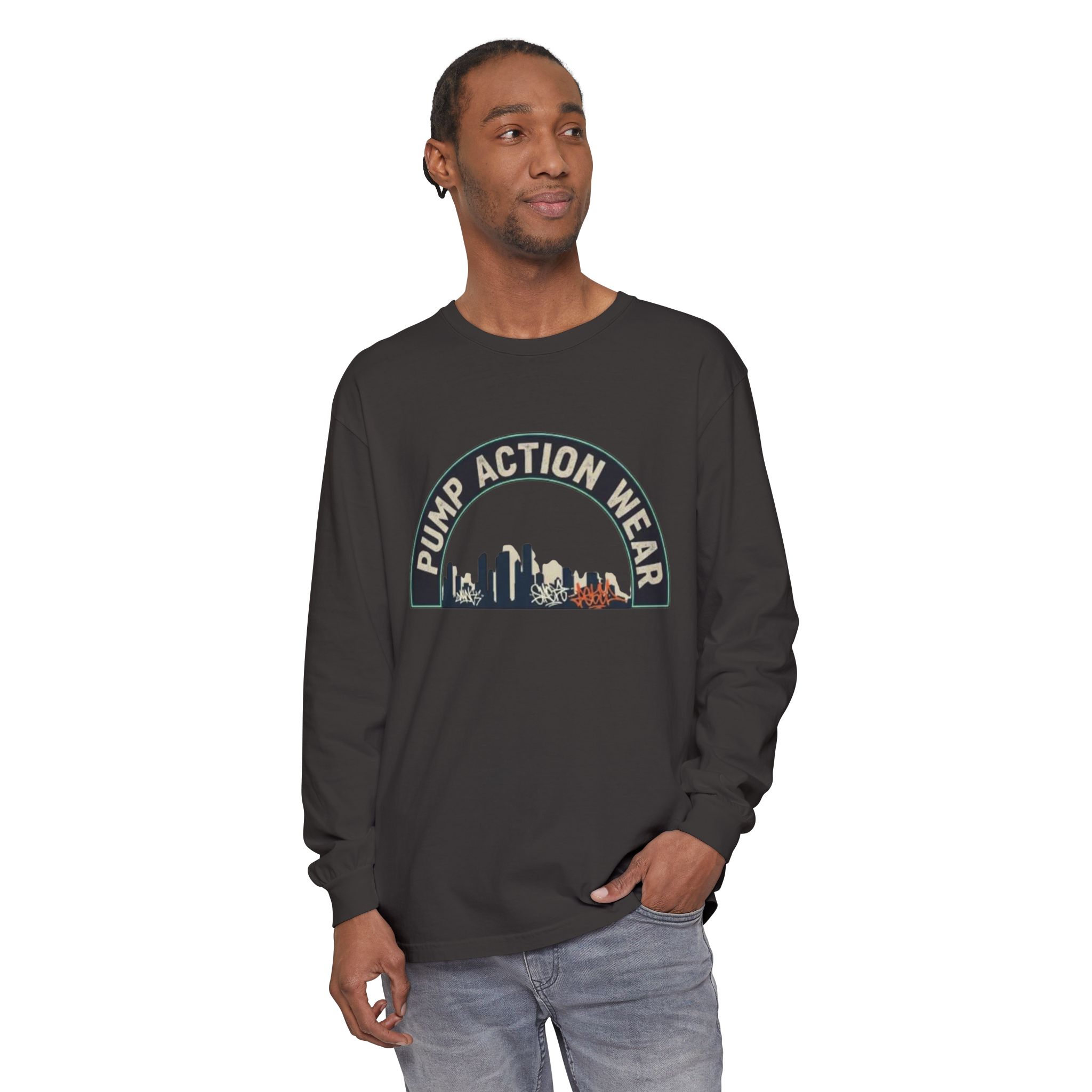 Pump Action Wear Skyline Long Sleeve Tee - Image 59