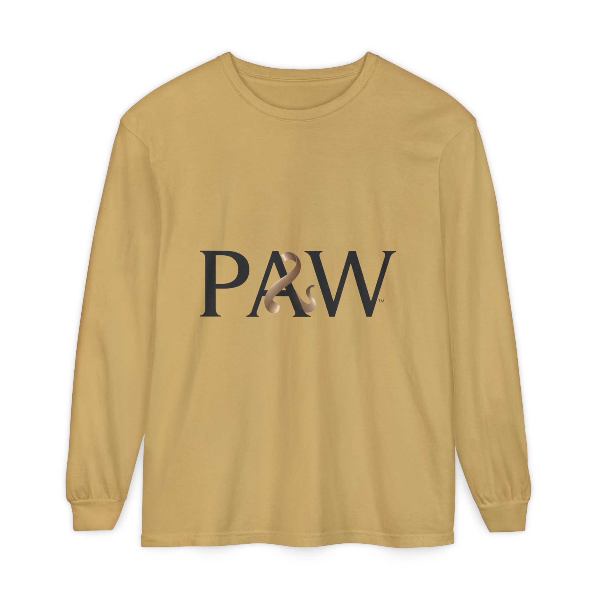 PAW Ampersand Long Sleeve Tee — Minimal Pet Lover Graphic Shirt - Image 21