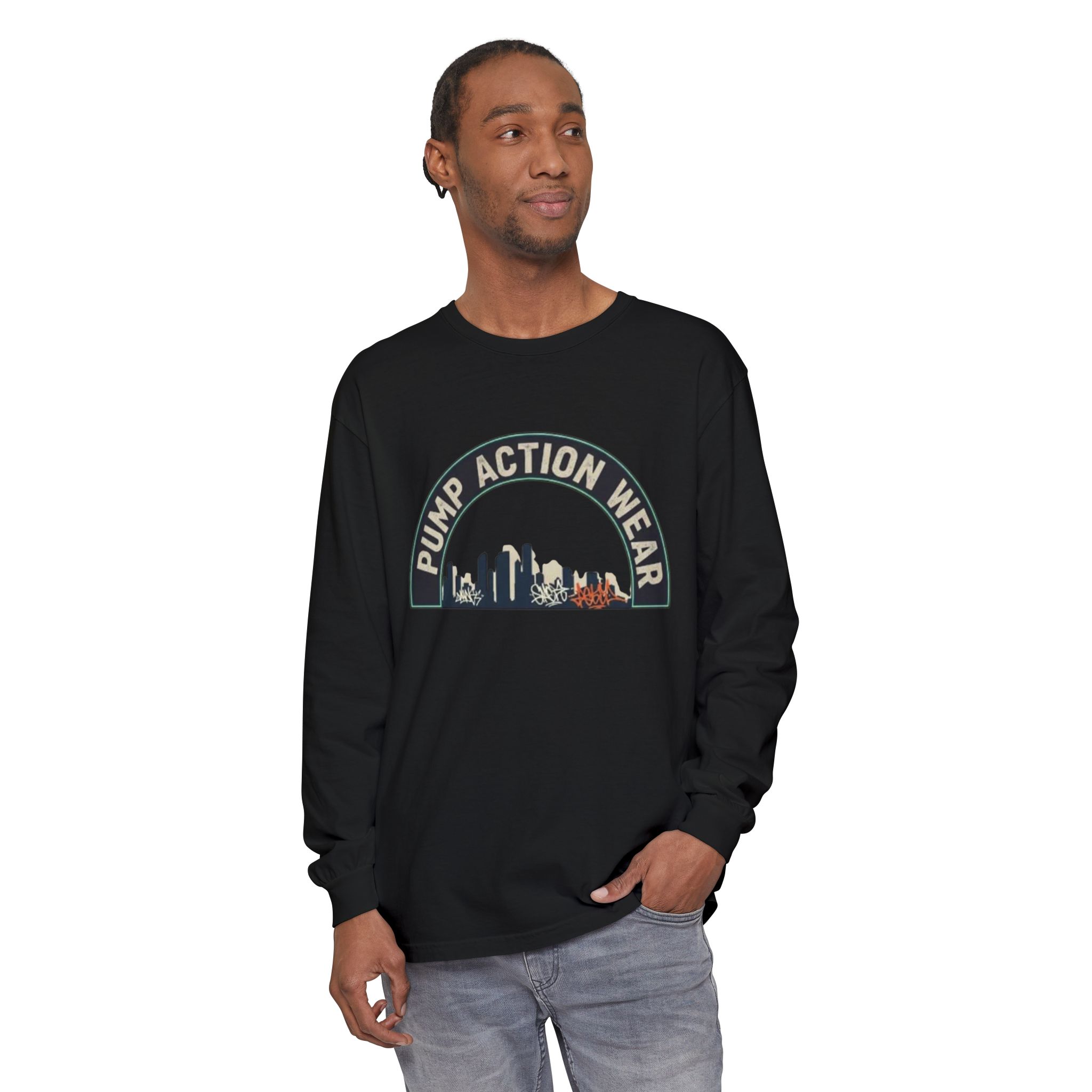 Pump Action Wear Skyline Long Sleeve Tee - Image 63