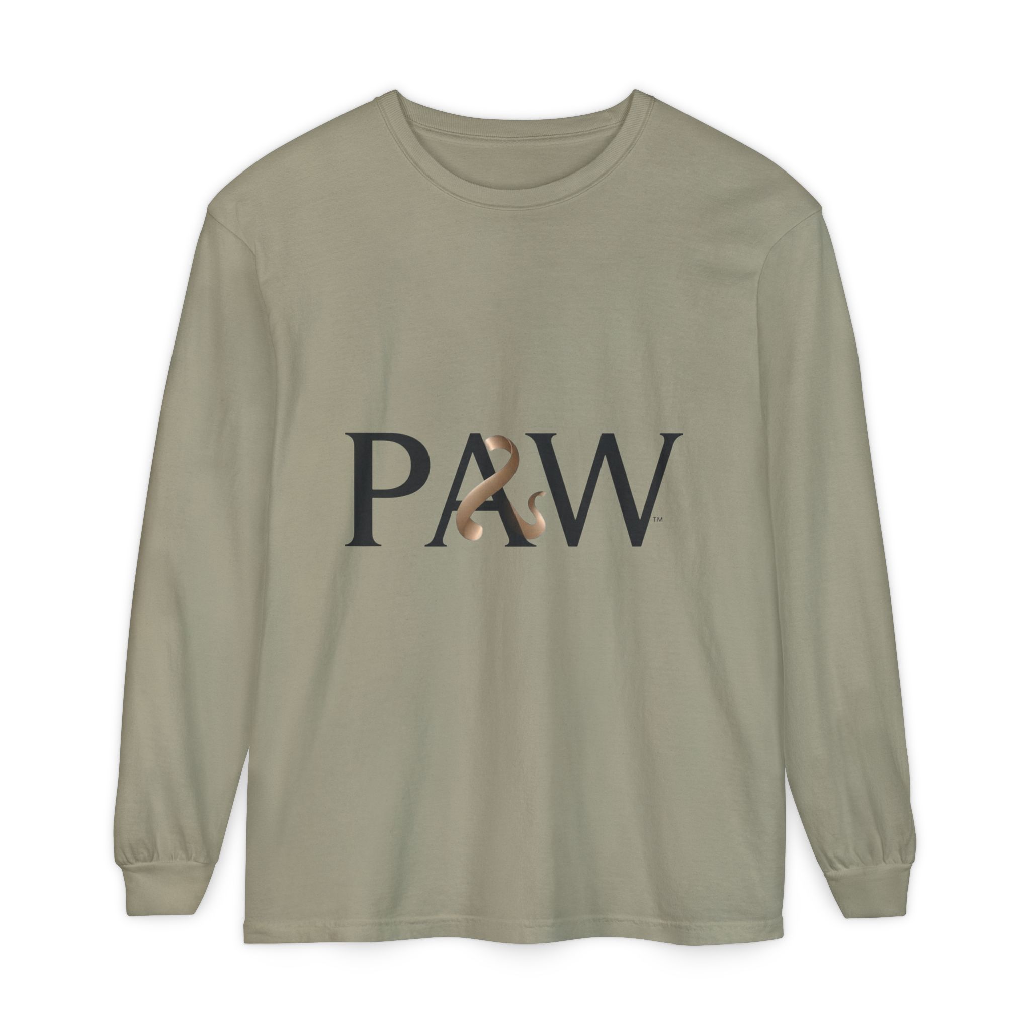 PAW Ampersand Long Sleeve Tee — Minimal Pet Lover Graphic Shirt - Image 33