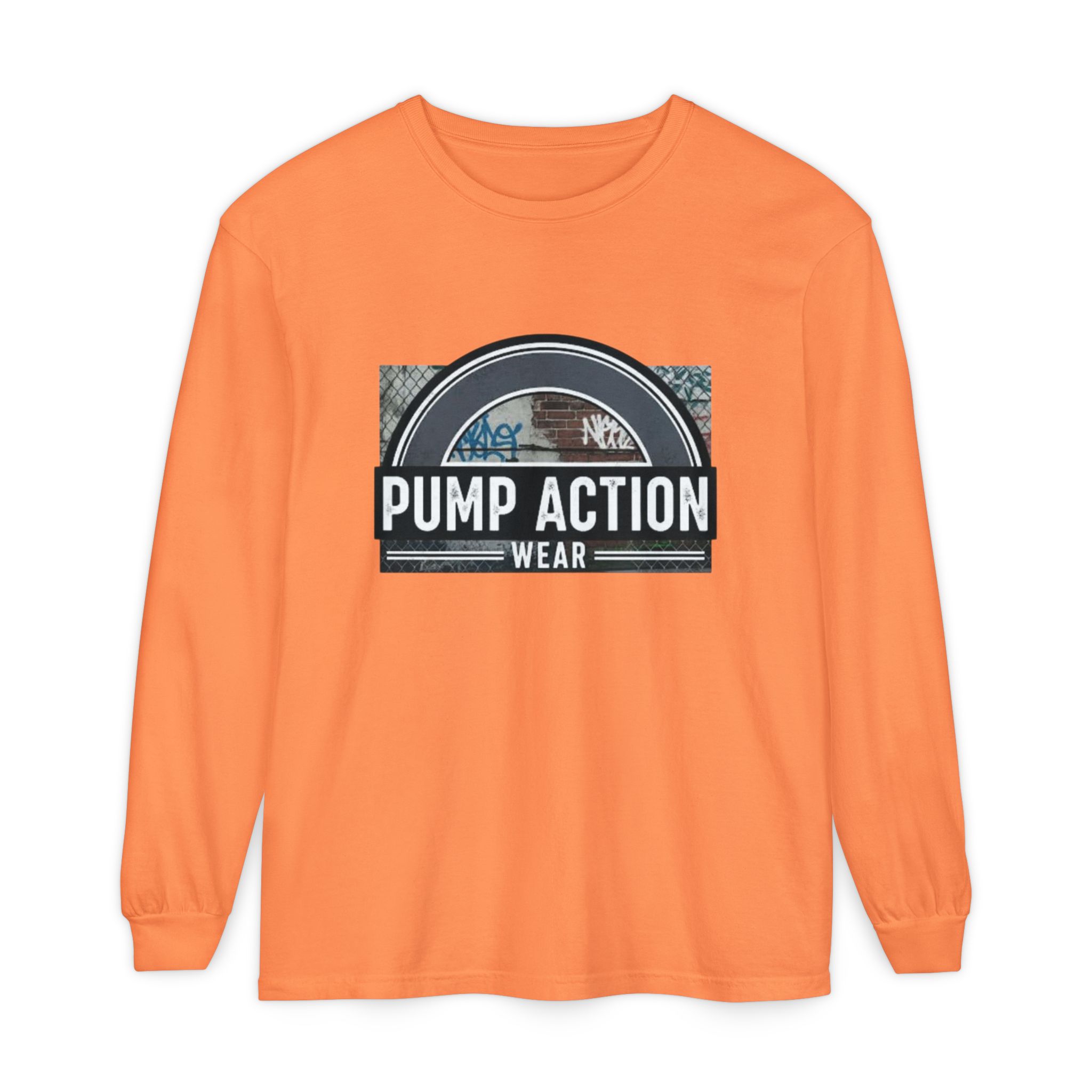 Pump Action Wear Long Sleeve Tee — Vintage Fuel Pump Logo Shirt - Image 5