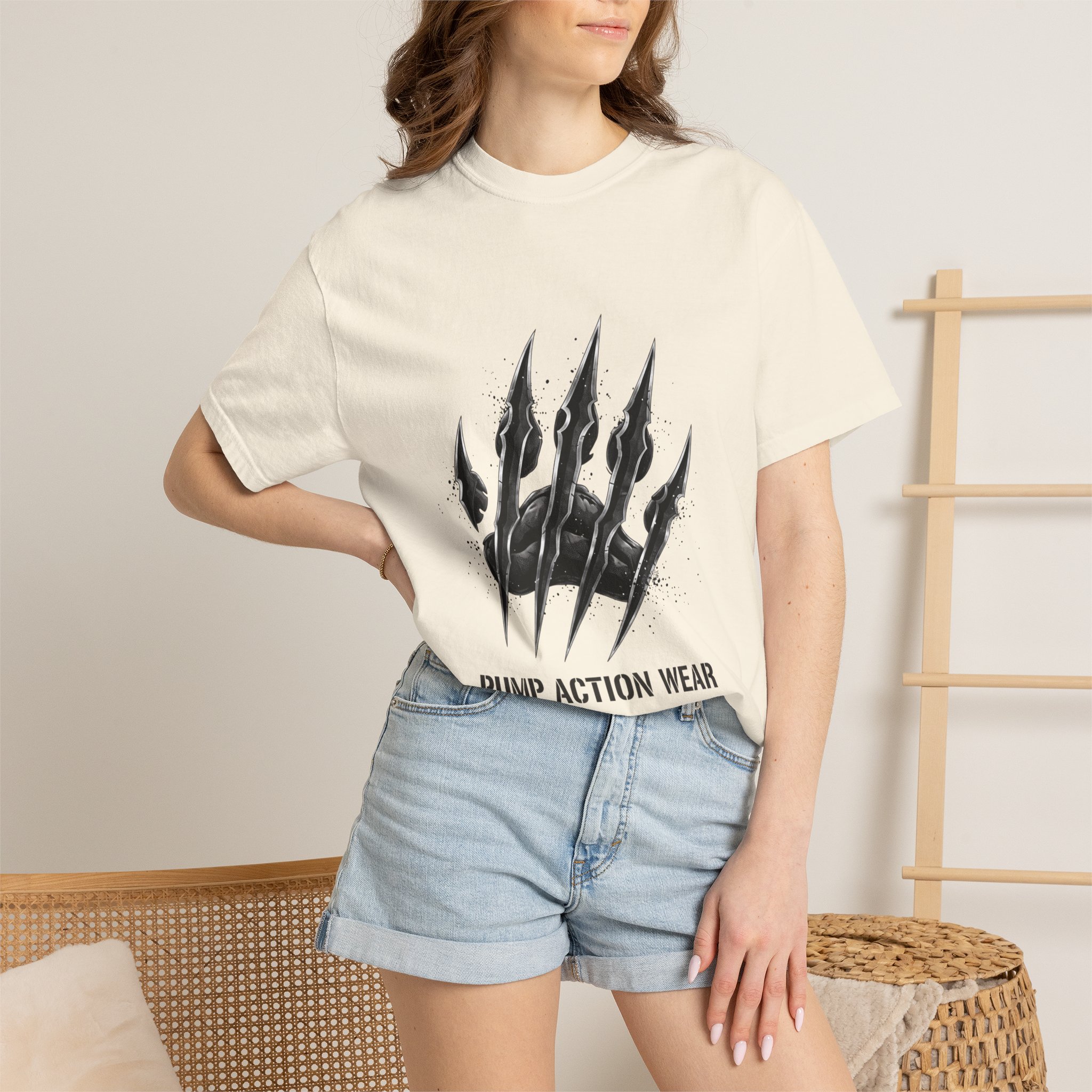 Pump Action Wear Graphic T-Shirt — Tactical Claw Logo Tee - Image 12