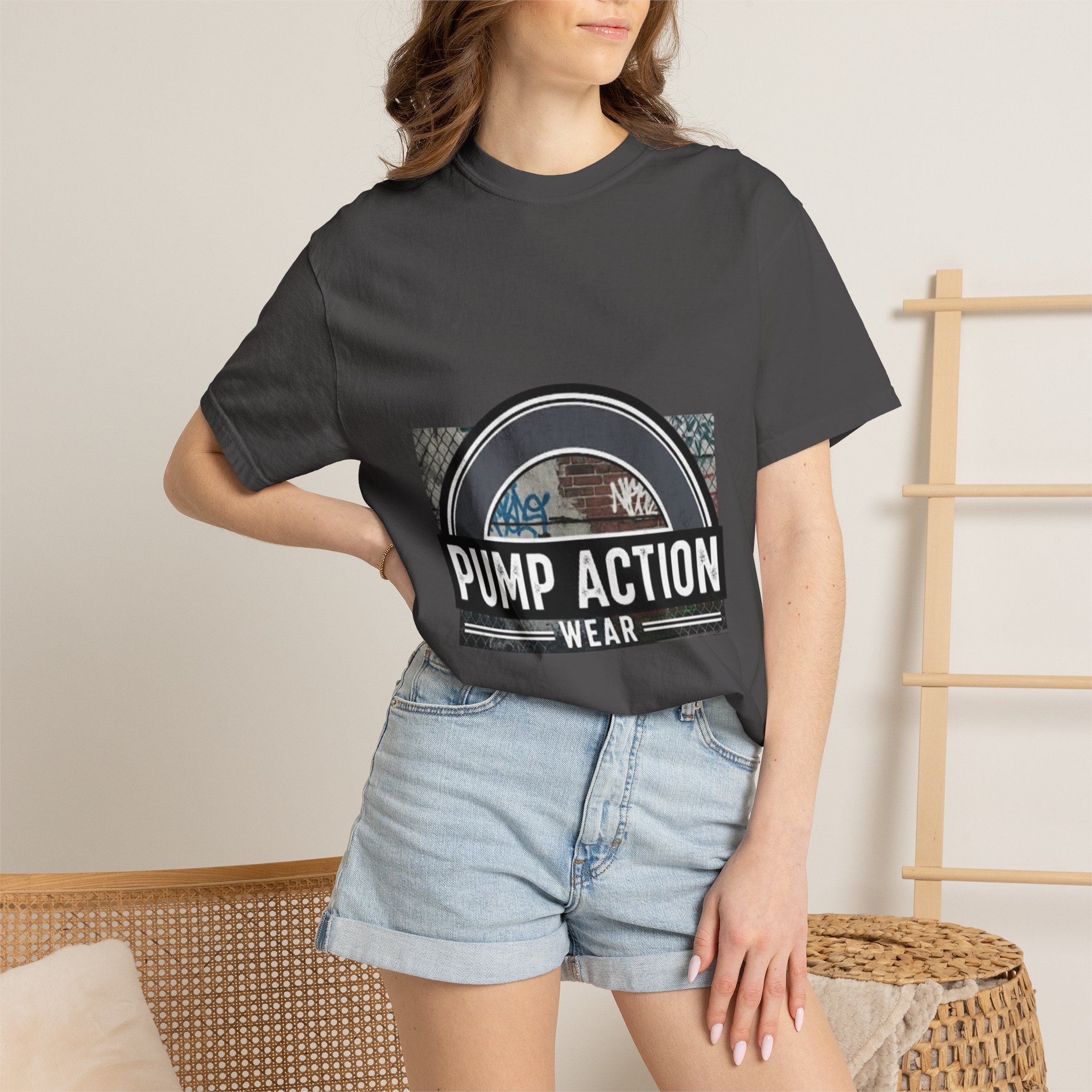 Pump Action Wear Graphic T-Shirt - Image 44