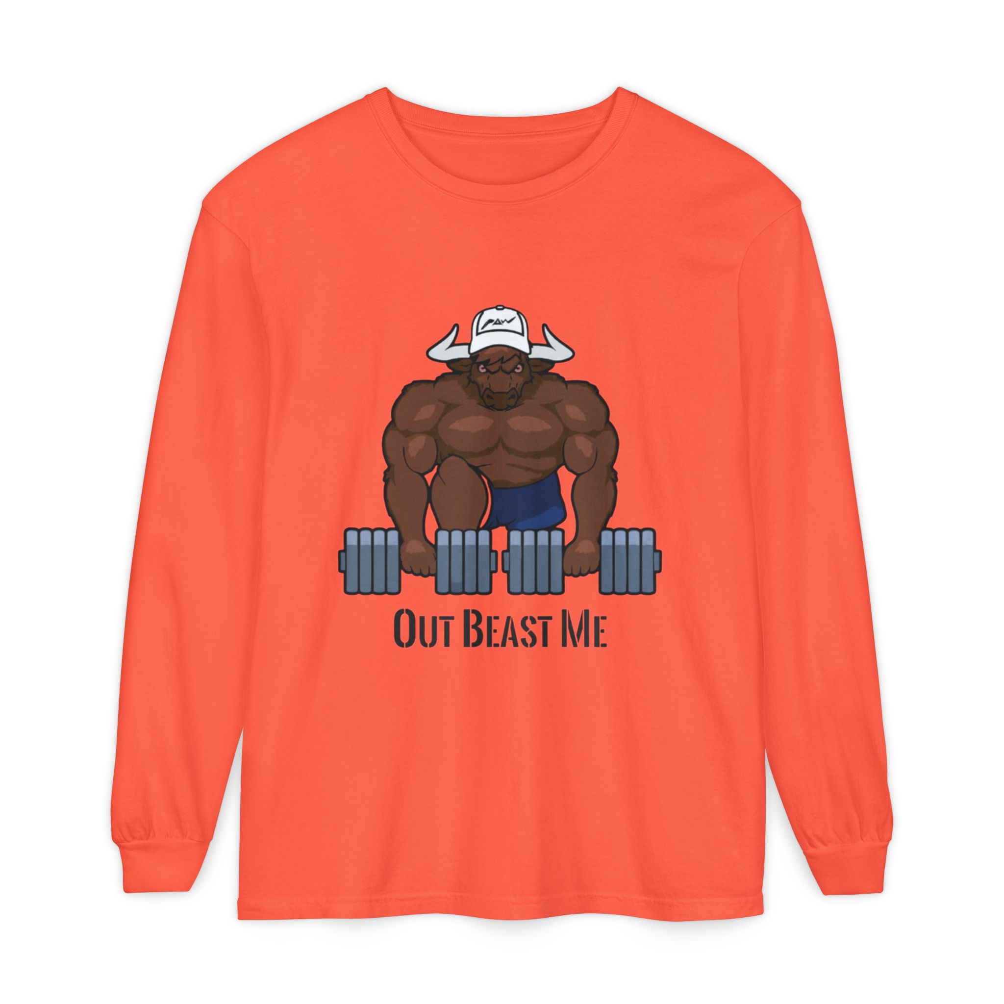 Out Beast Me Long Sleeve Shirt — Motivational Gym Tee - Image 9