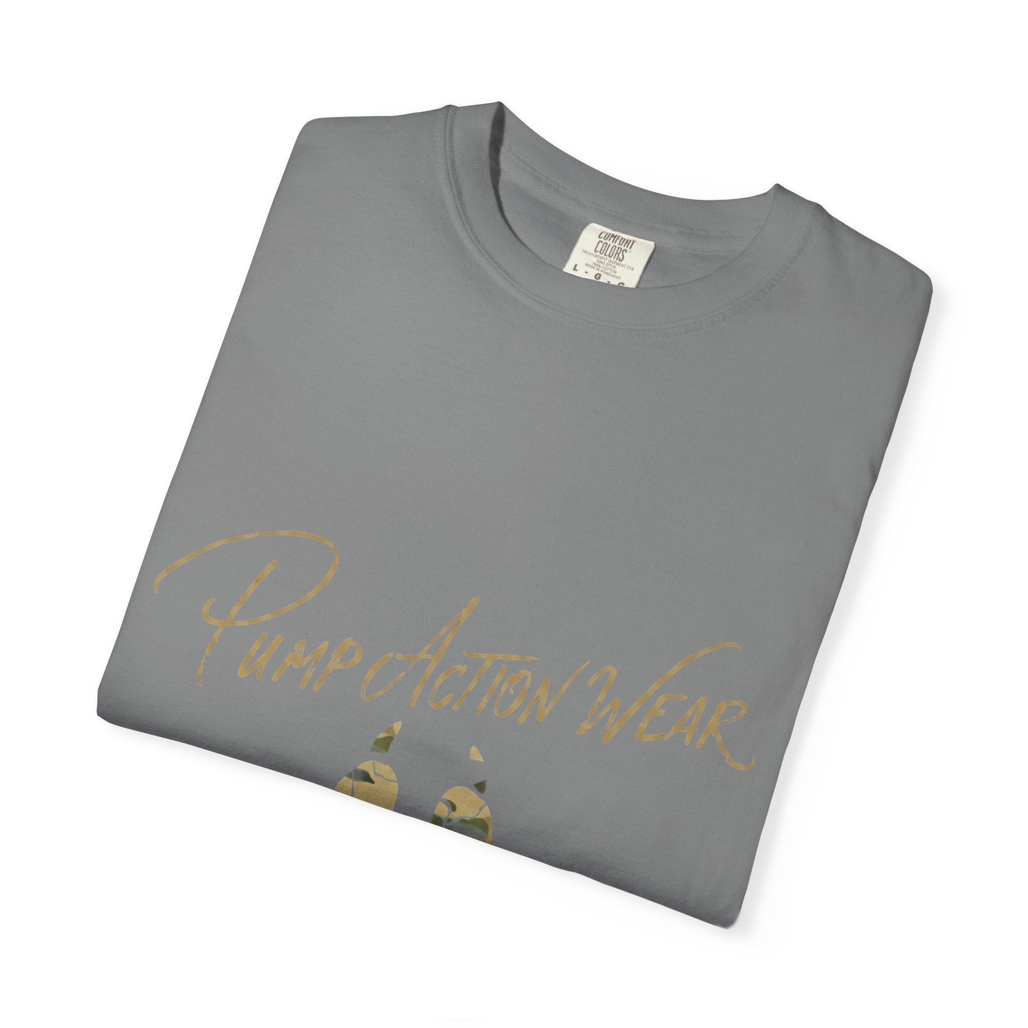 Paw Camo Tee — "Pump Action Wear" Graphic T-Shirt - Image 23