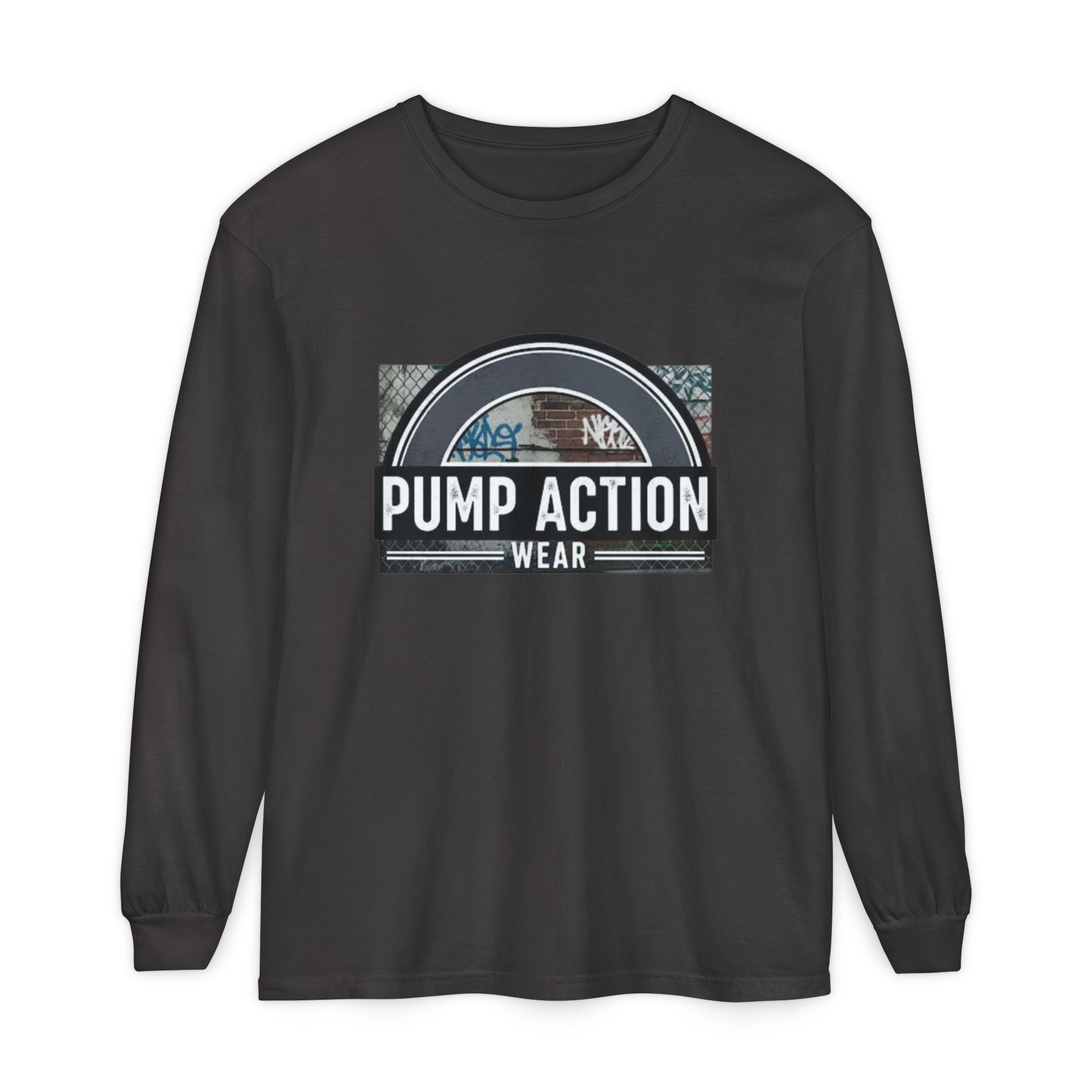 Pump Action Wear Long Sleeve Tee — Vintage Fuel Pump Logo Shirt - Image 57