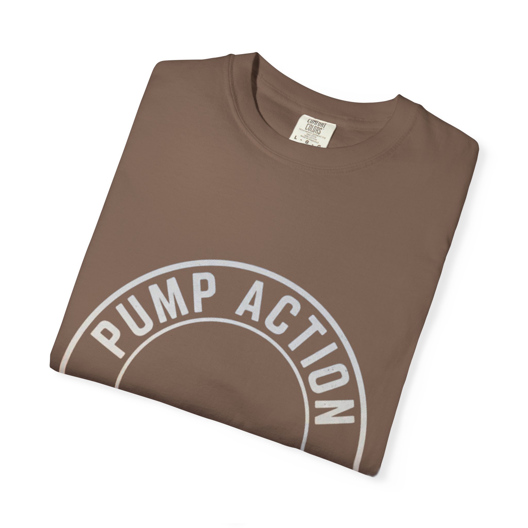 Pump Action Wear T‑Shirt — Vintage Crest Graphic Tee - Image 15