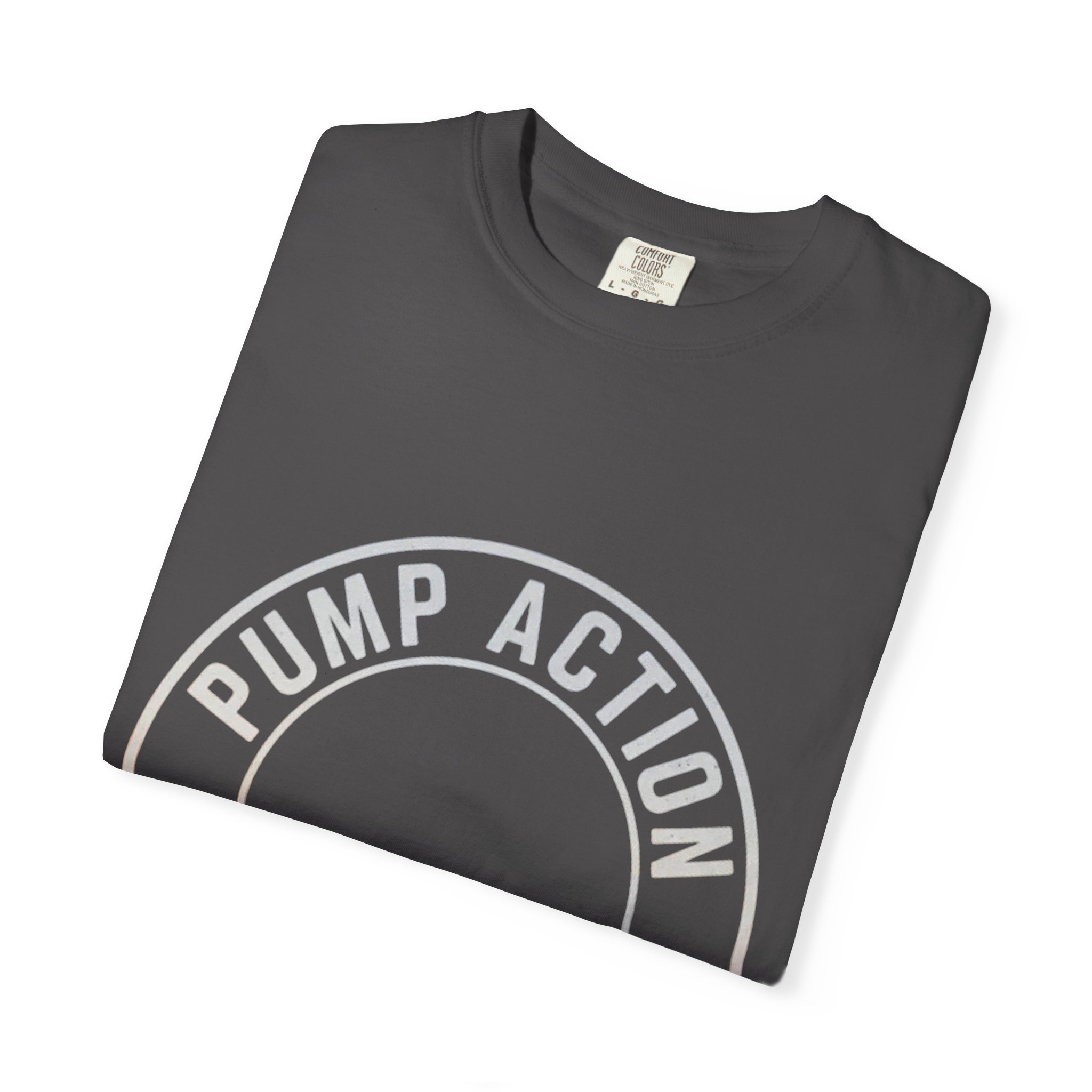 Pump Action Wear T‑Shirt — Vintage Crest Graphic Tee - Image 43
