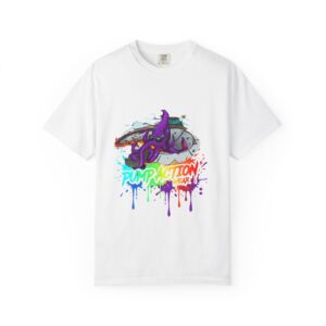 Octopus Graffiti T-Shirt — "Punk Action" Colorful Street Art Tee