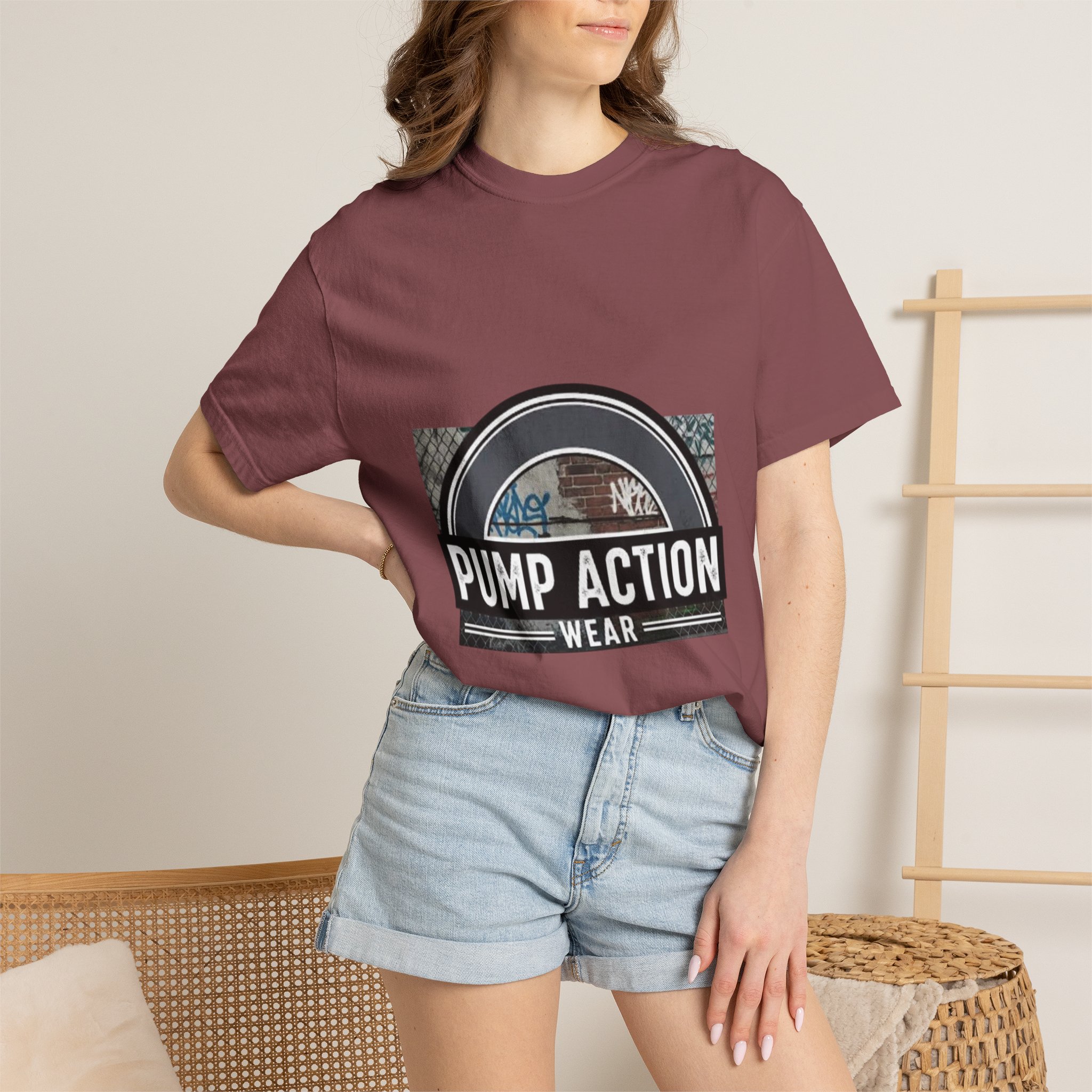Pump Action Wear Graphic T-Shirt - Image 8