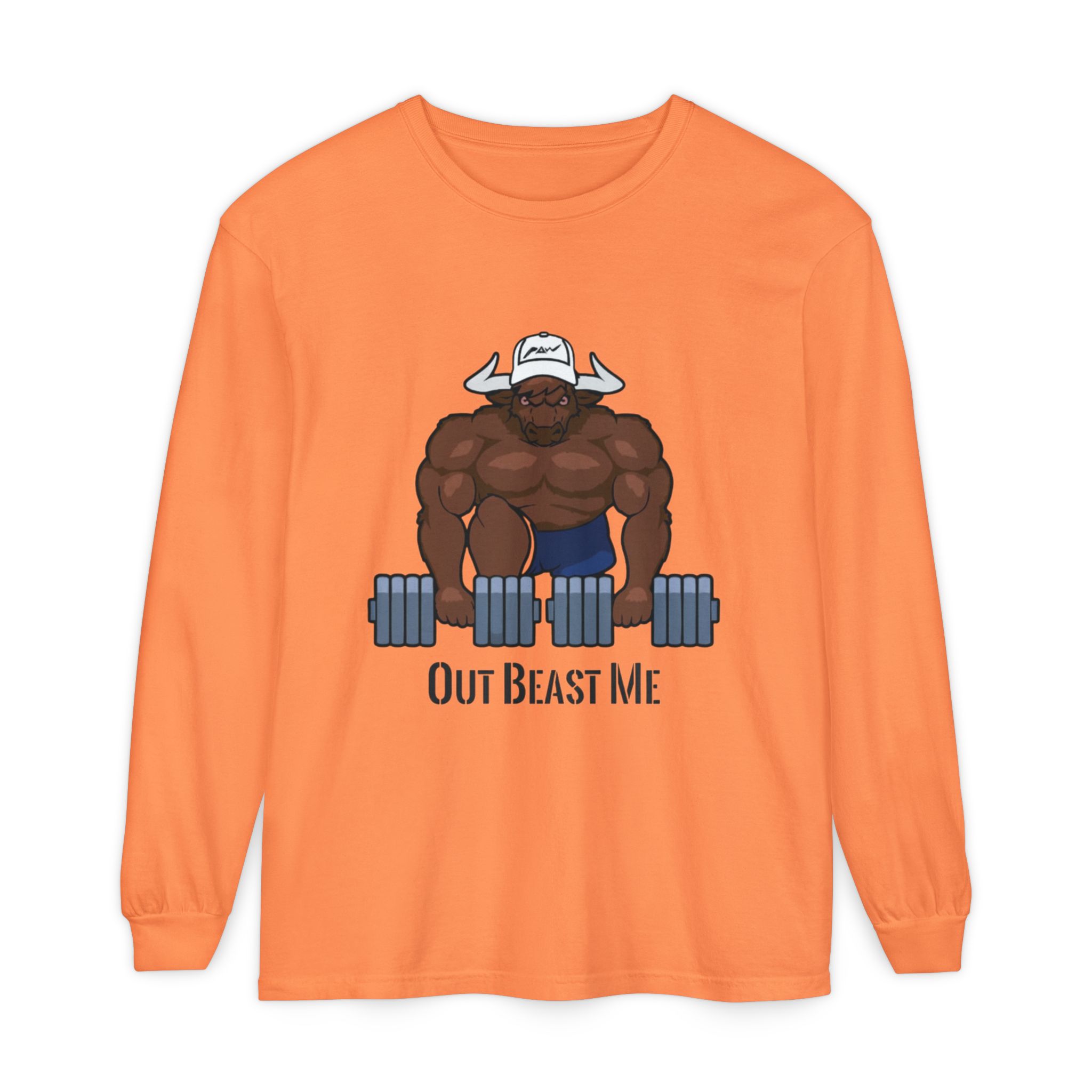Out Beast Me Long Sleeve Shirt — Motivational Gym Tee - Image 5