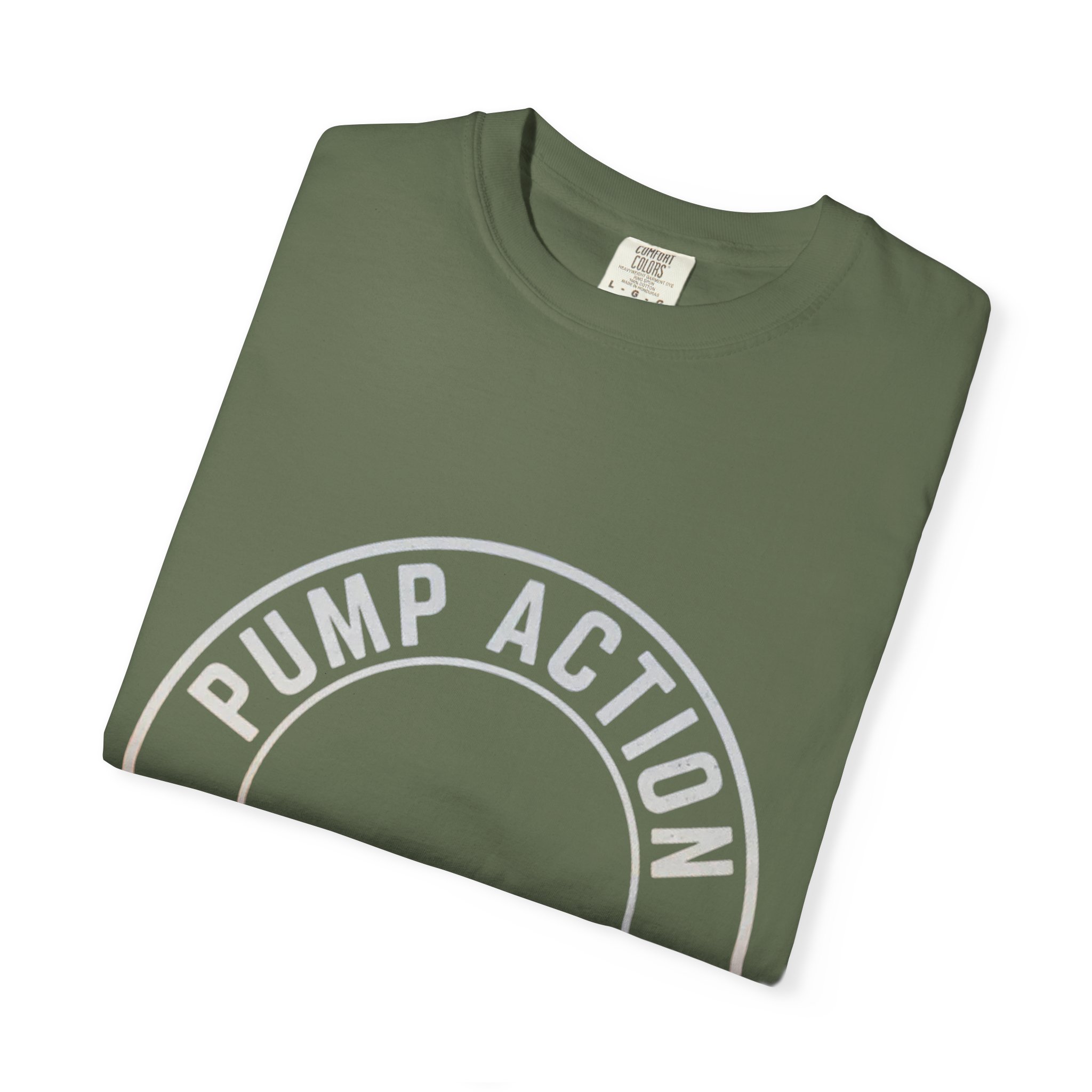 Pump Action Wear T‑Shirt — Vintage Crest Graphic Tee - Image 27