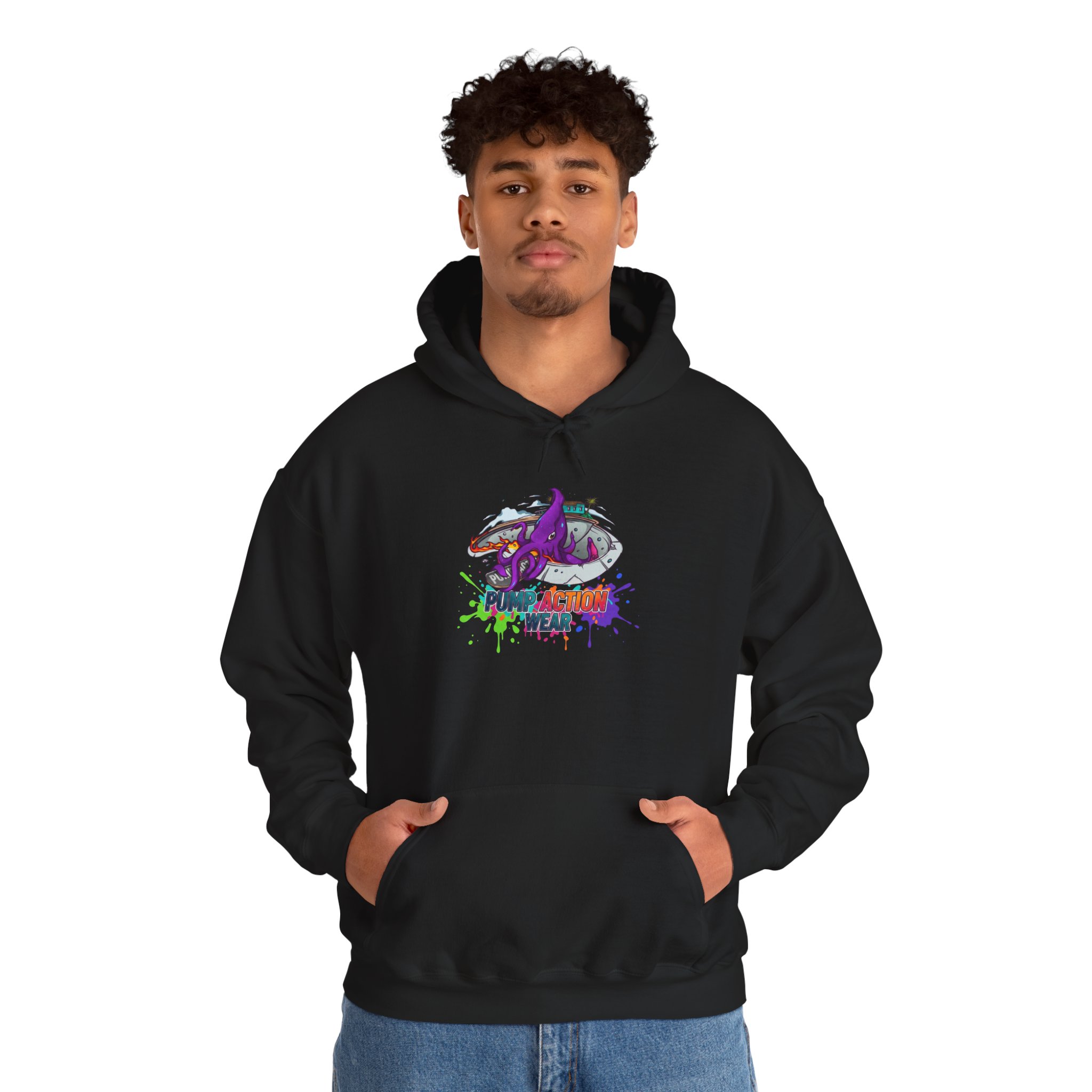 Pump Action Wear Hoodie 11 — Pullover - Image 3
