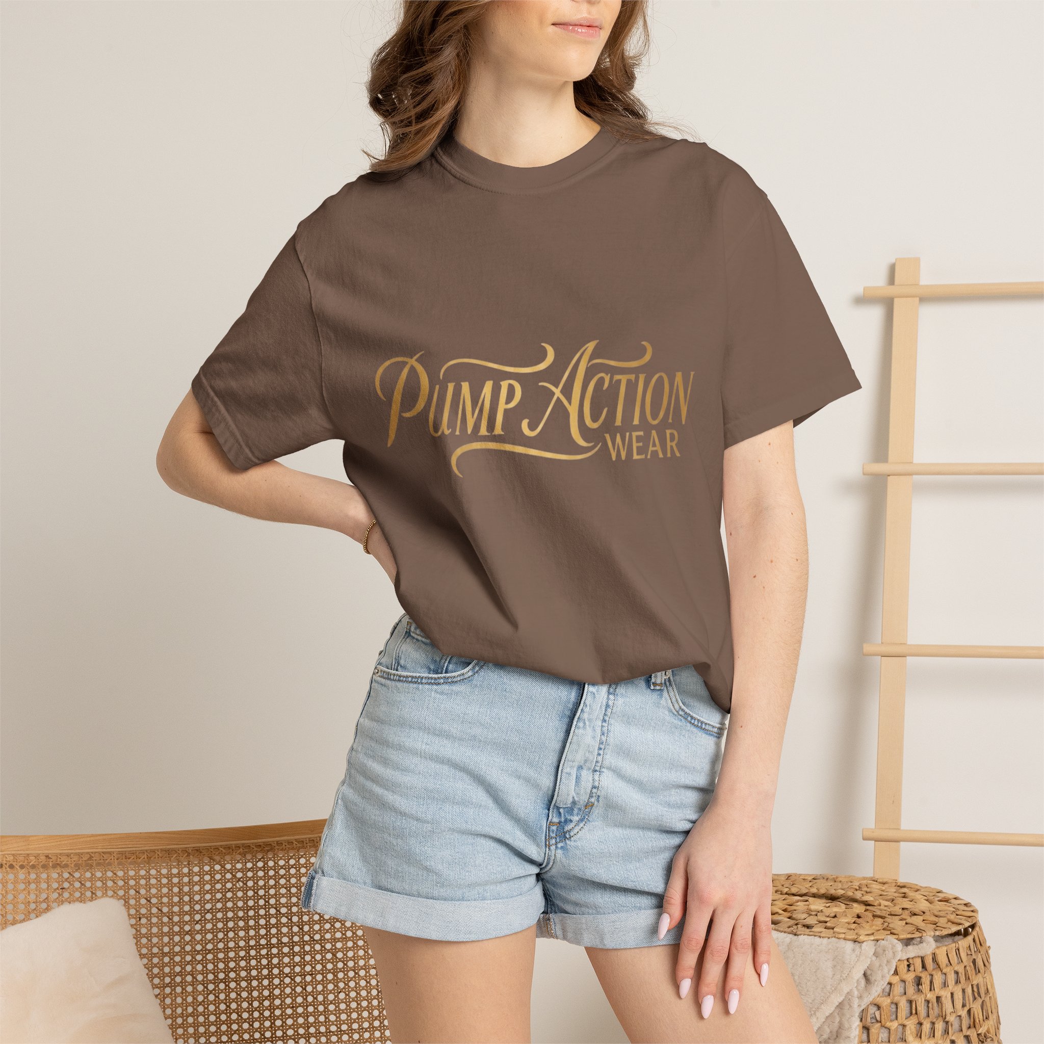 Pump Action Wear Script T-Shirt — Vintage Script Logo Tee - Image 16