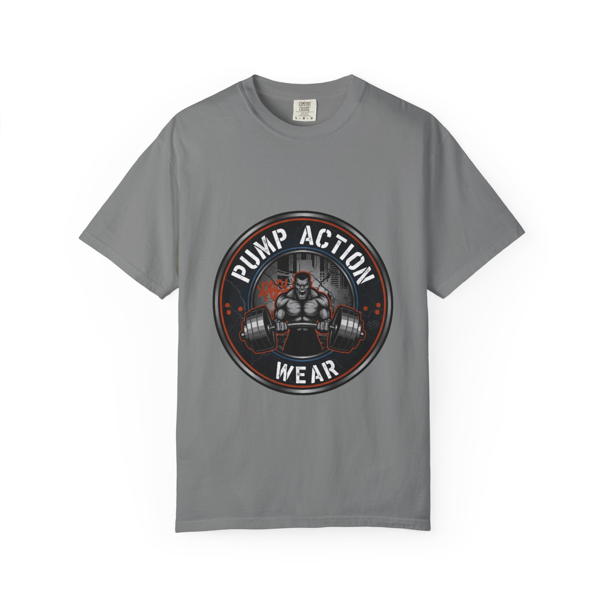 Gym T-Shirt — "Pump Action Wear" Muscle Weightlifting Tee - Image 21
