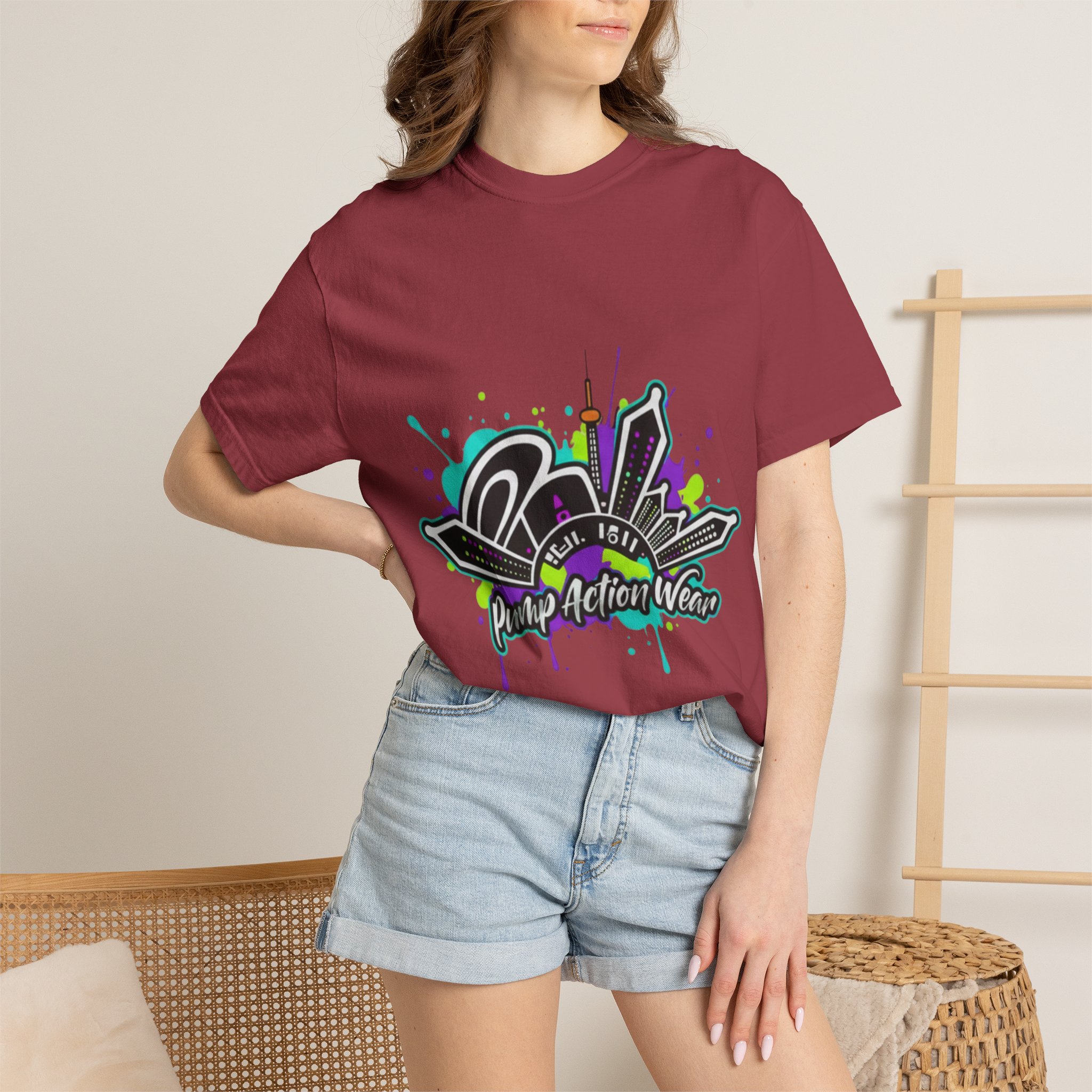 Graffiti City “Pimp-Action Wear” Graphic T-Shirt - Image 52