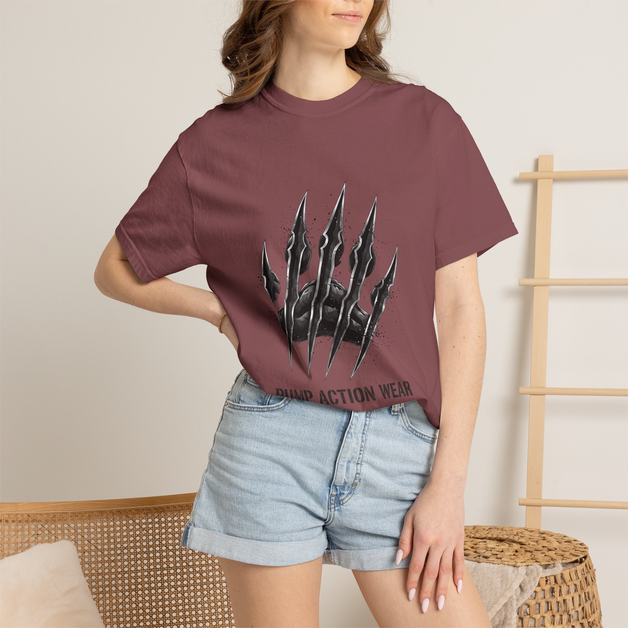 Pump Action Wear Graphic T-Shirt — Tactical Claw Logo Tee - Image 8