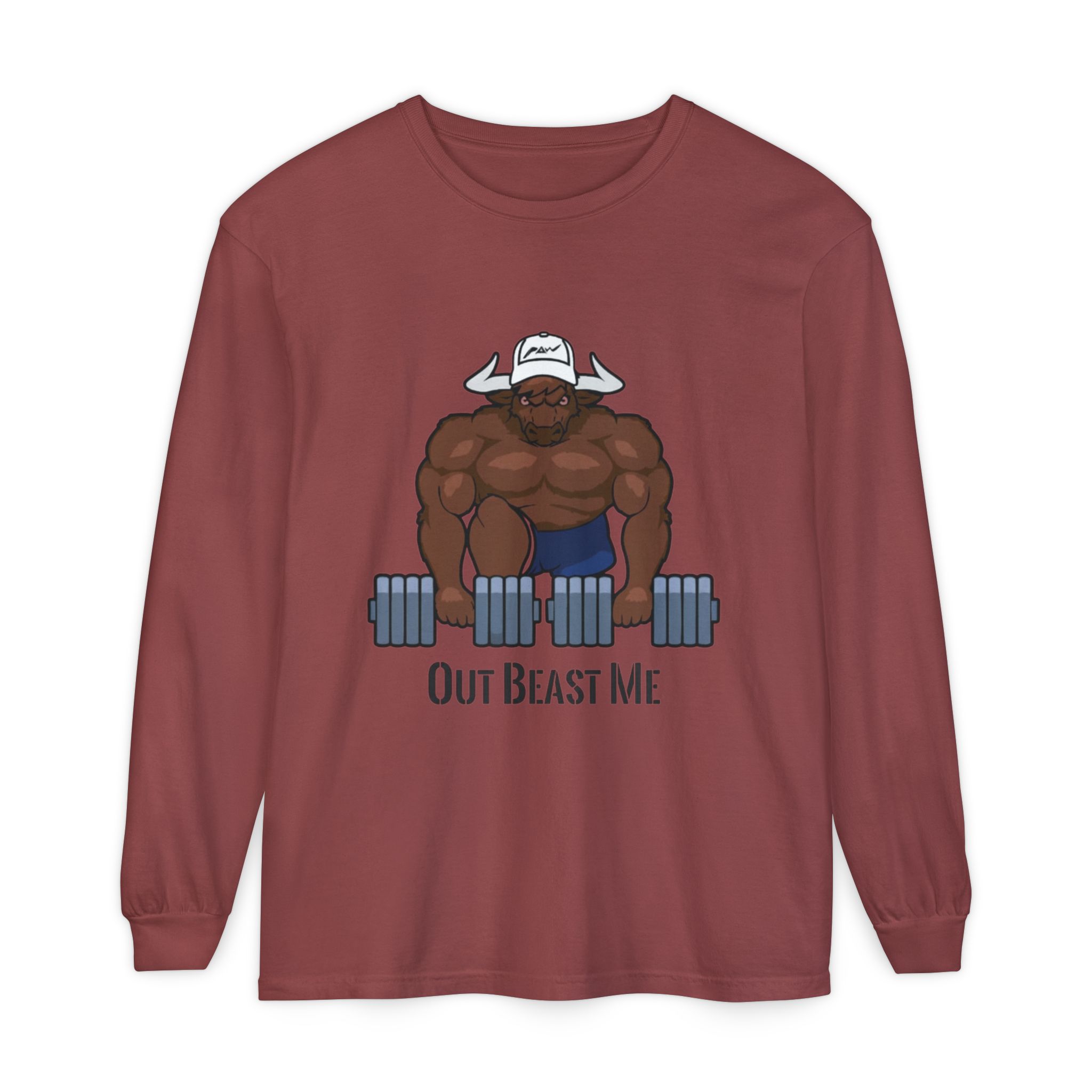Out Beast Me Long Sleeve Shirt — Motivational Gym Tee - Image 13