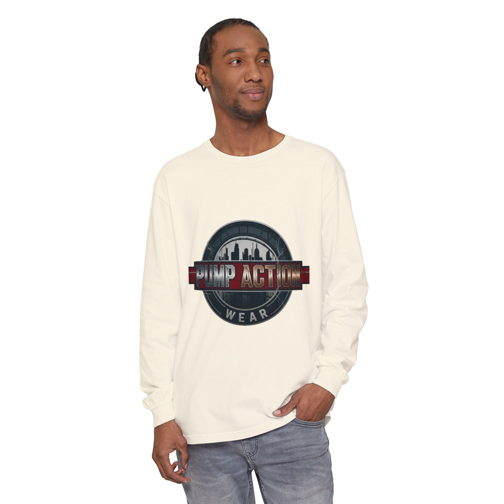 Pump Action Logo Long Sleeve Tee - Image 19