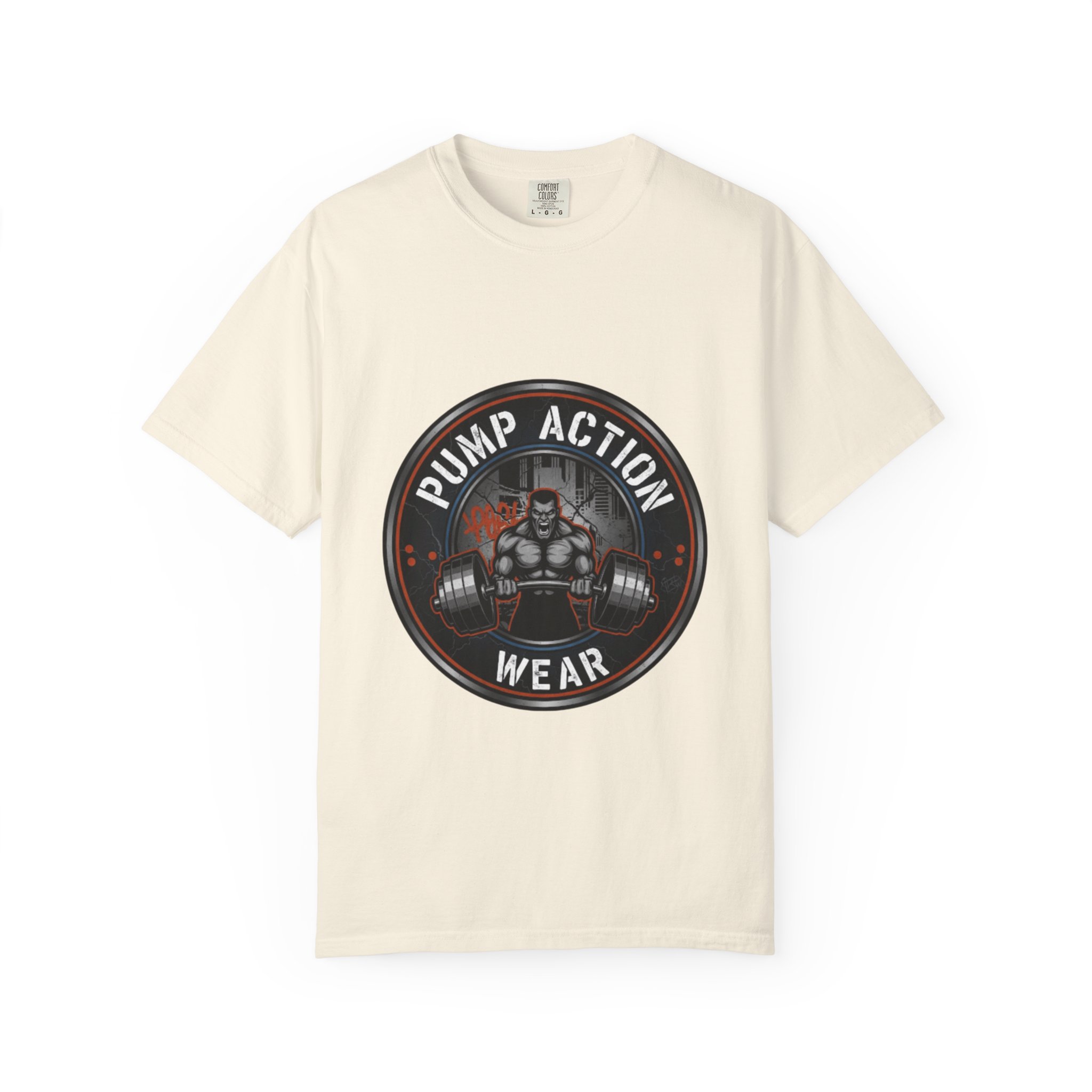 Gym T-Shirt — "Pump Action Wear" Muscle Weightlifting Tee - Image 9