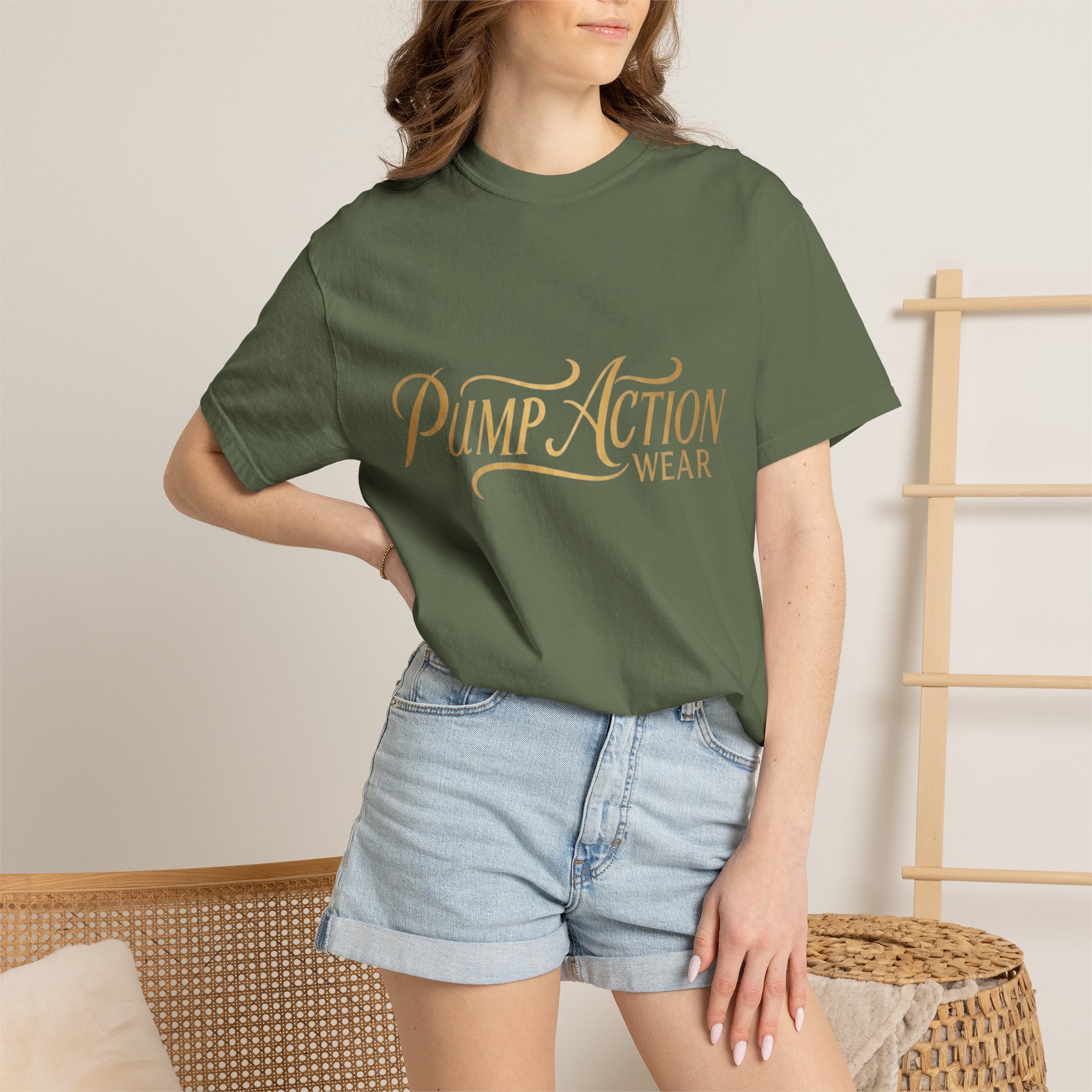 Pump Action Wear Script T-Shirt — Vintage Script Logo Tee - Image 28