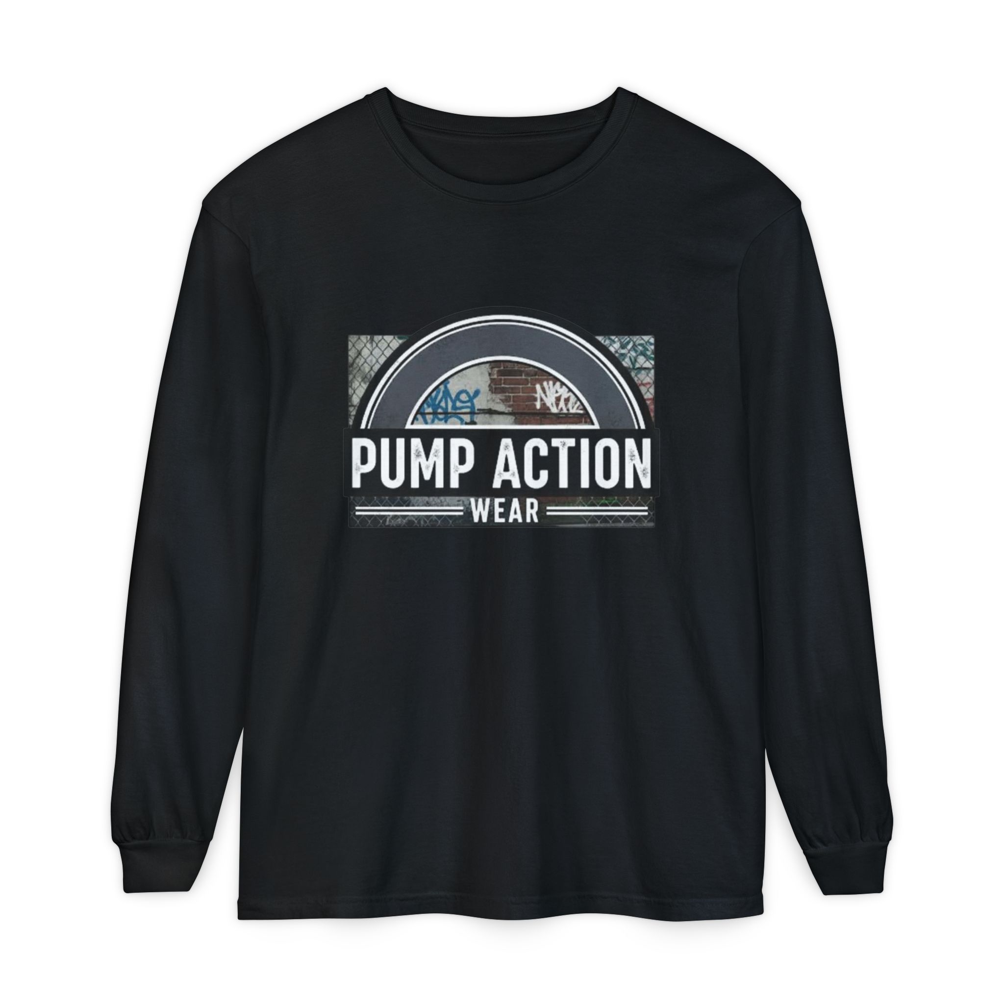 Pump Action Wear Long Sleeve Tee — Vintage Fuel Pump Logo Shirt - Image 61