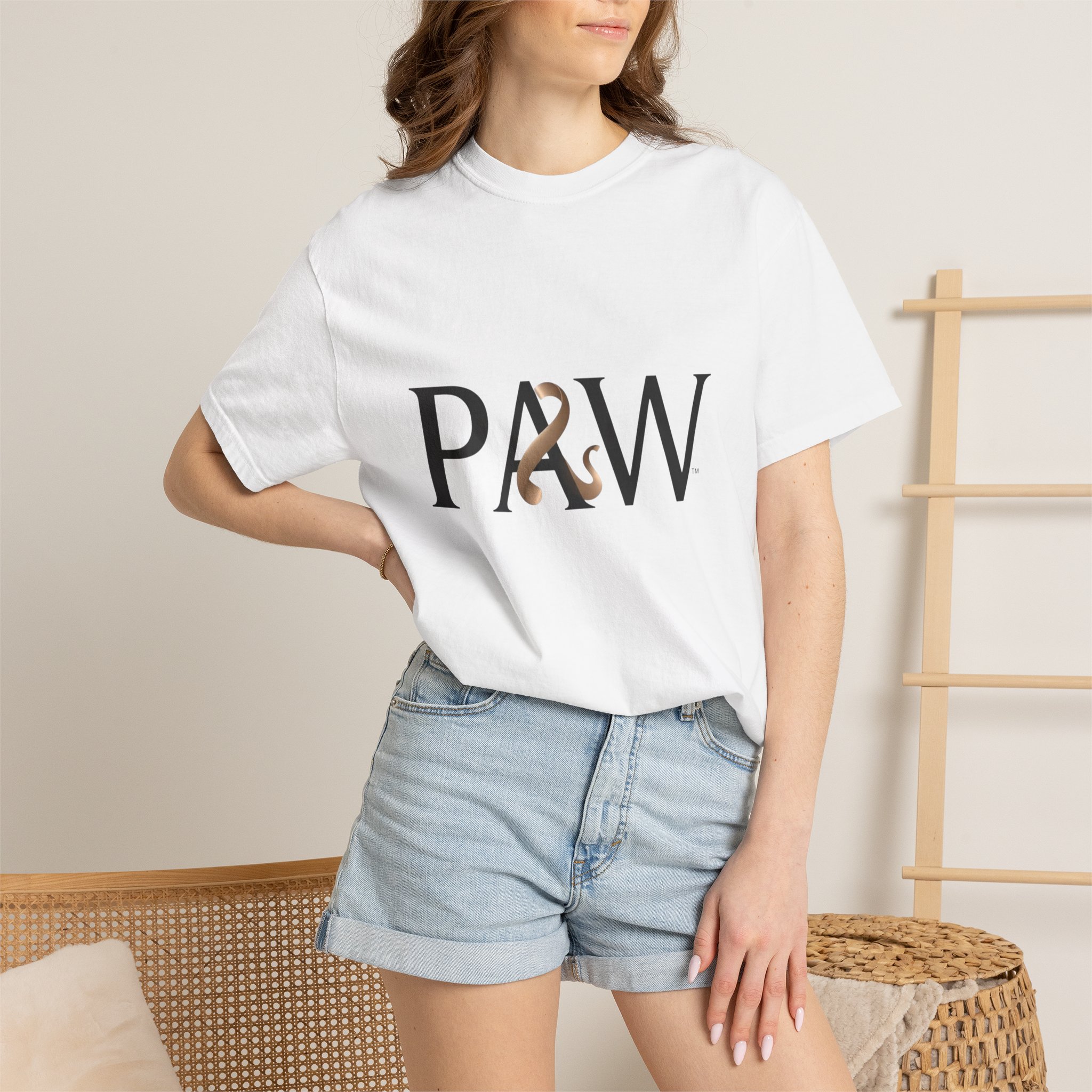 PAW Graphic T-Shirt — Stylish Animal Print Ampersand Tee for Pet Lovers - Image 4