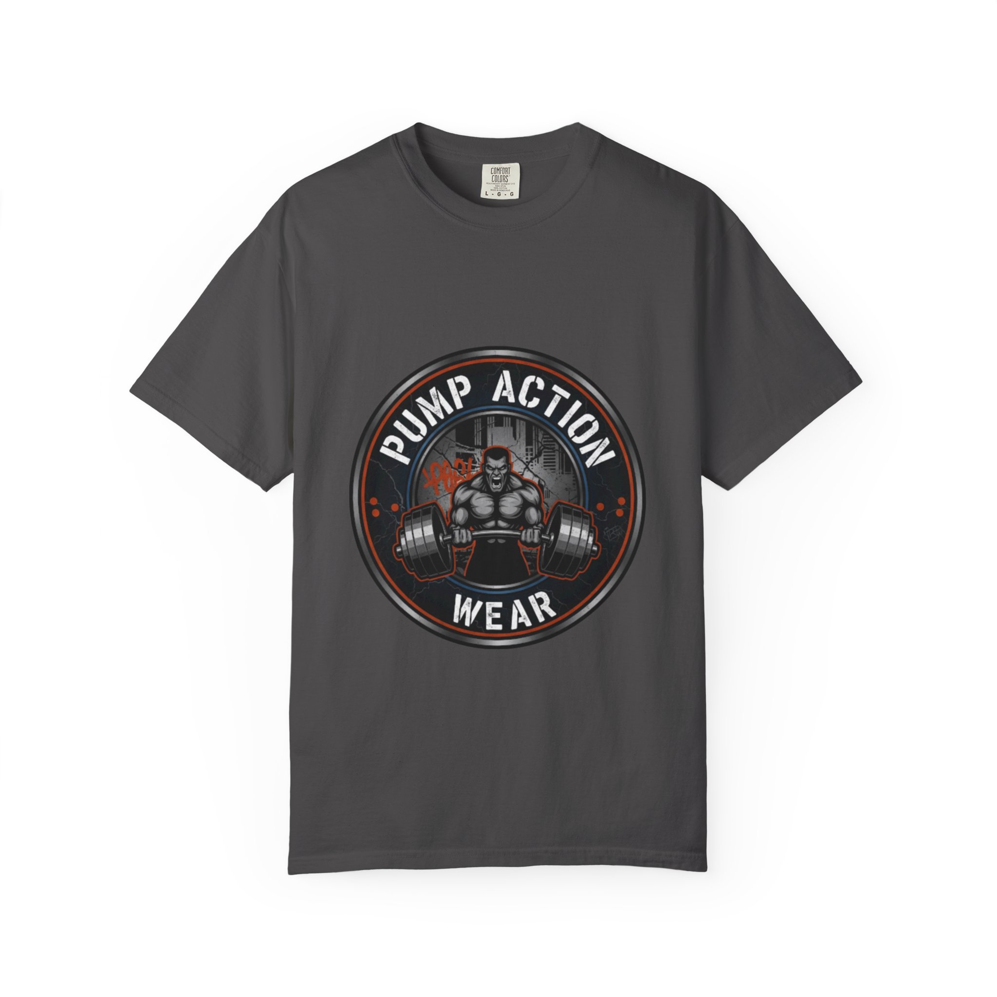 Gym T-Shirt — "Pump Action Wear" Muscle Weightlifting Tee - Image 41