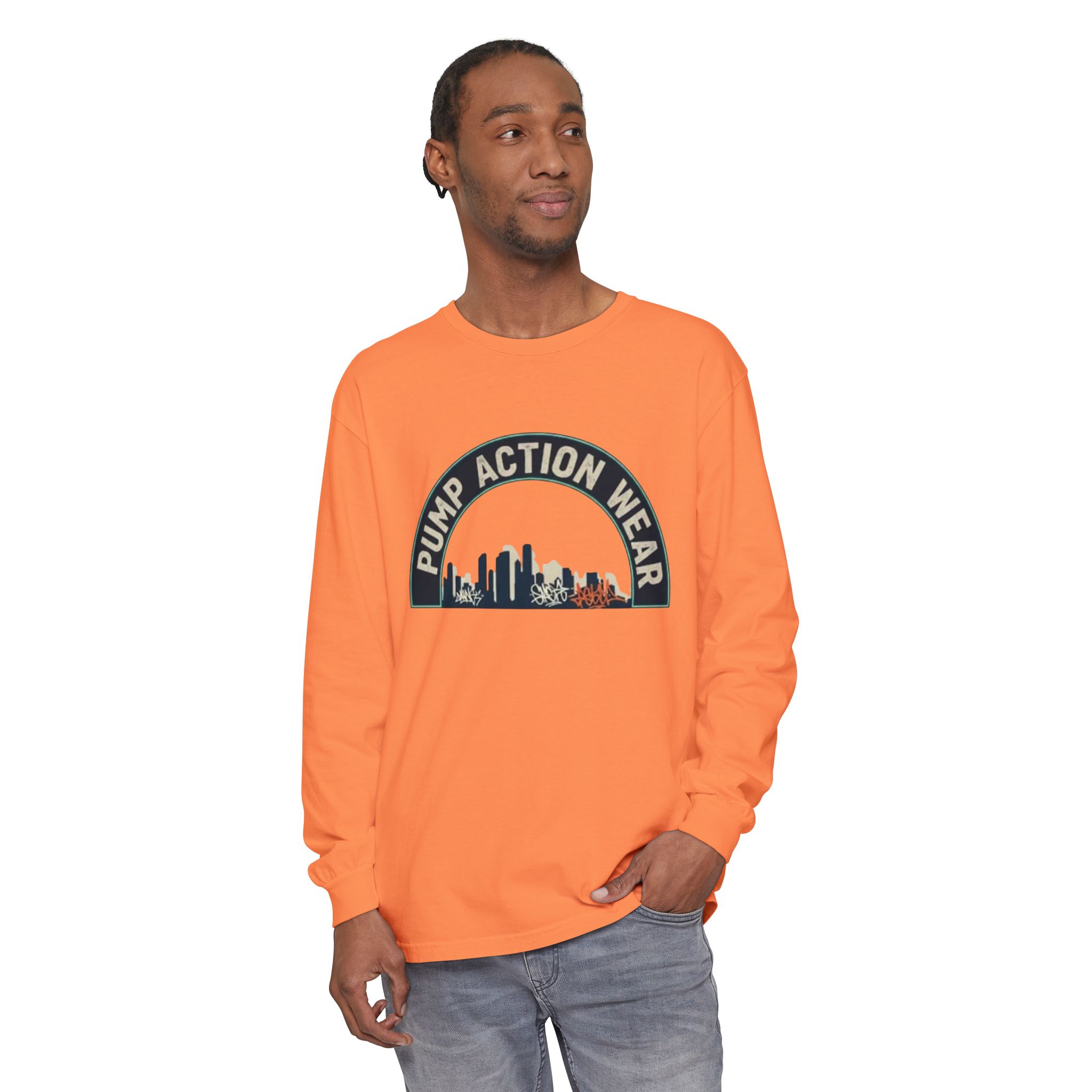Pump Action Wear Skyline Long Sleeve Tee - Image 7