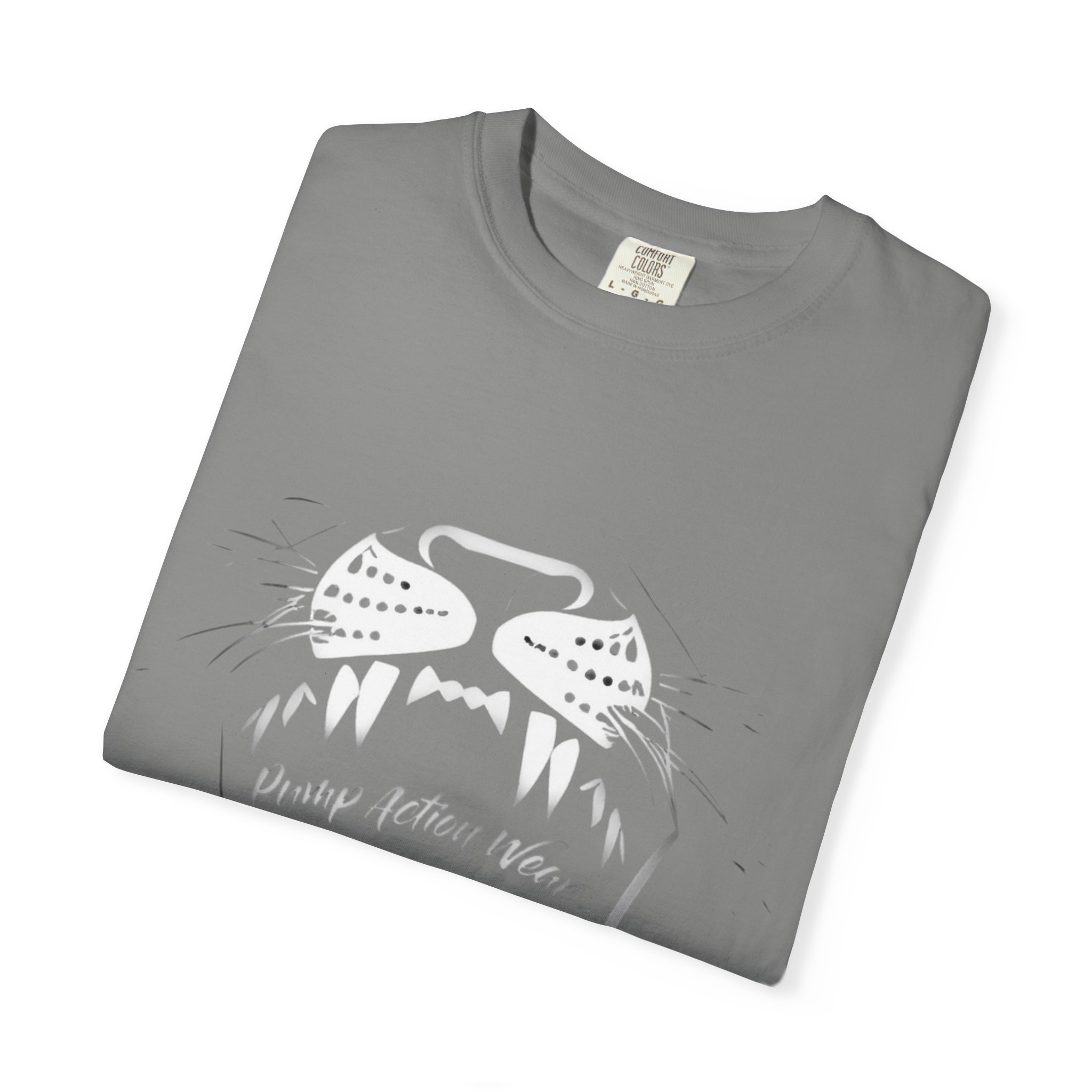Cat Jaw Graphic T-Shirt — 'Please Afford Meow' Minimalist Cat Face Tee - Image 35