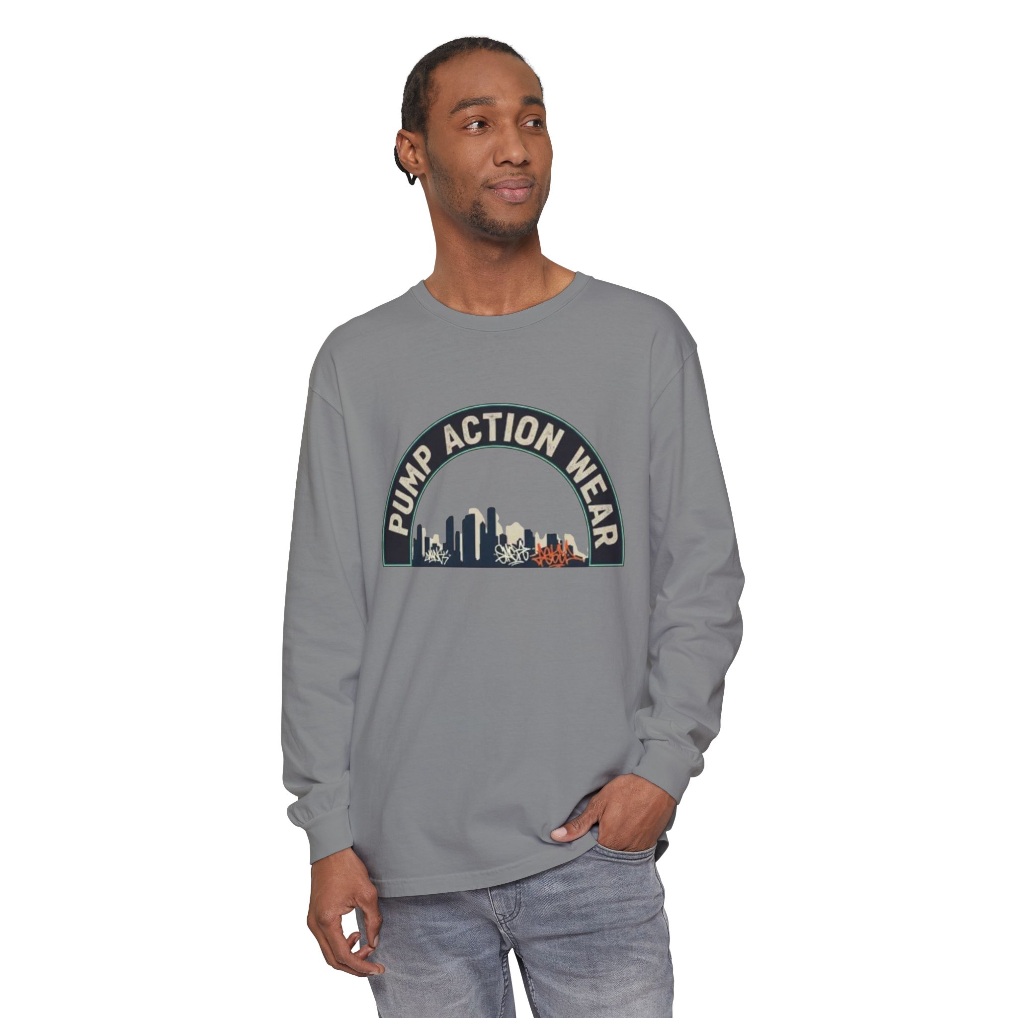 Pump Action Wear Skyline Long Sleeve Tee - Image 43