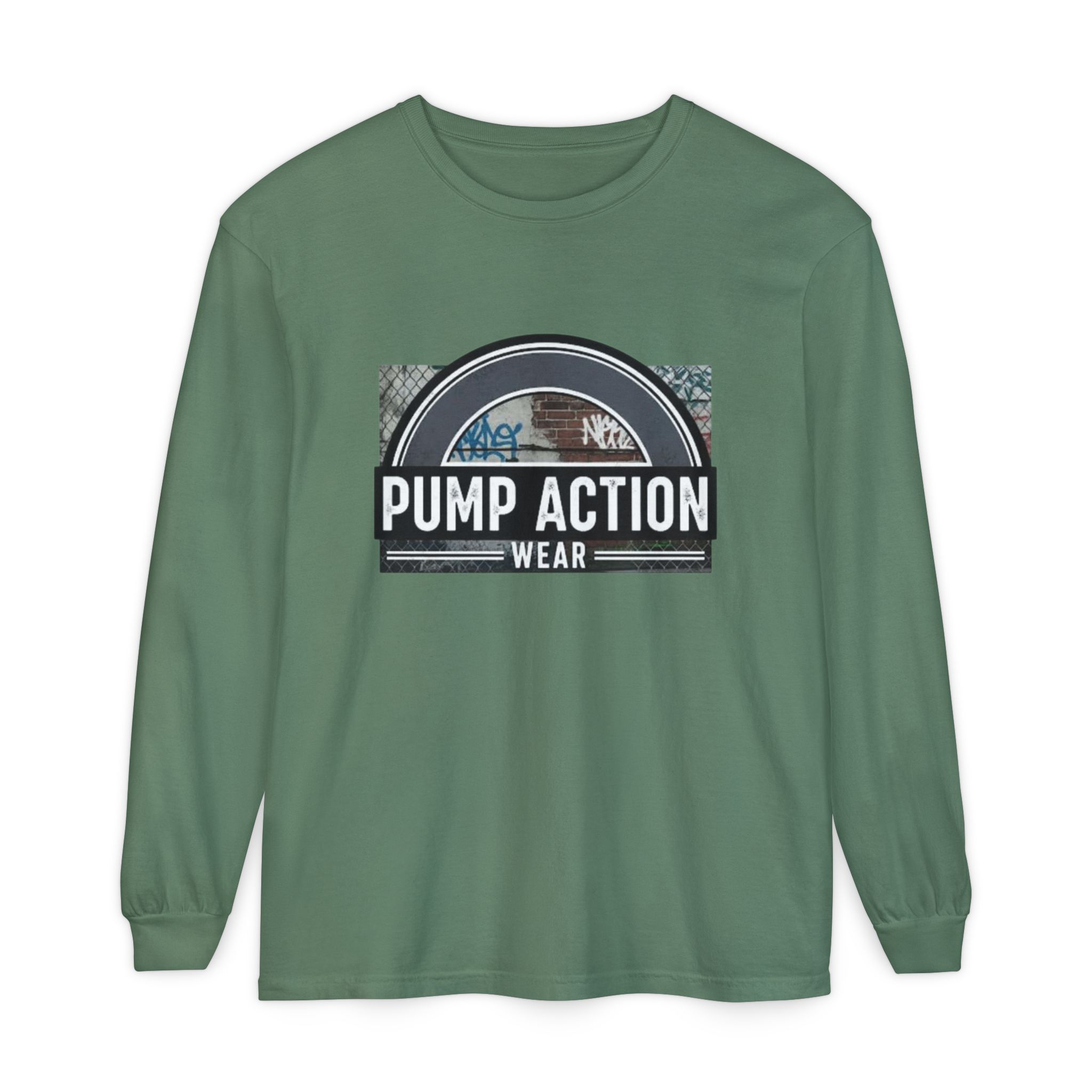Pump Action Wear Long Sleeve Tee — Vintage Fuel Pump Logo Shirt - Image 49