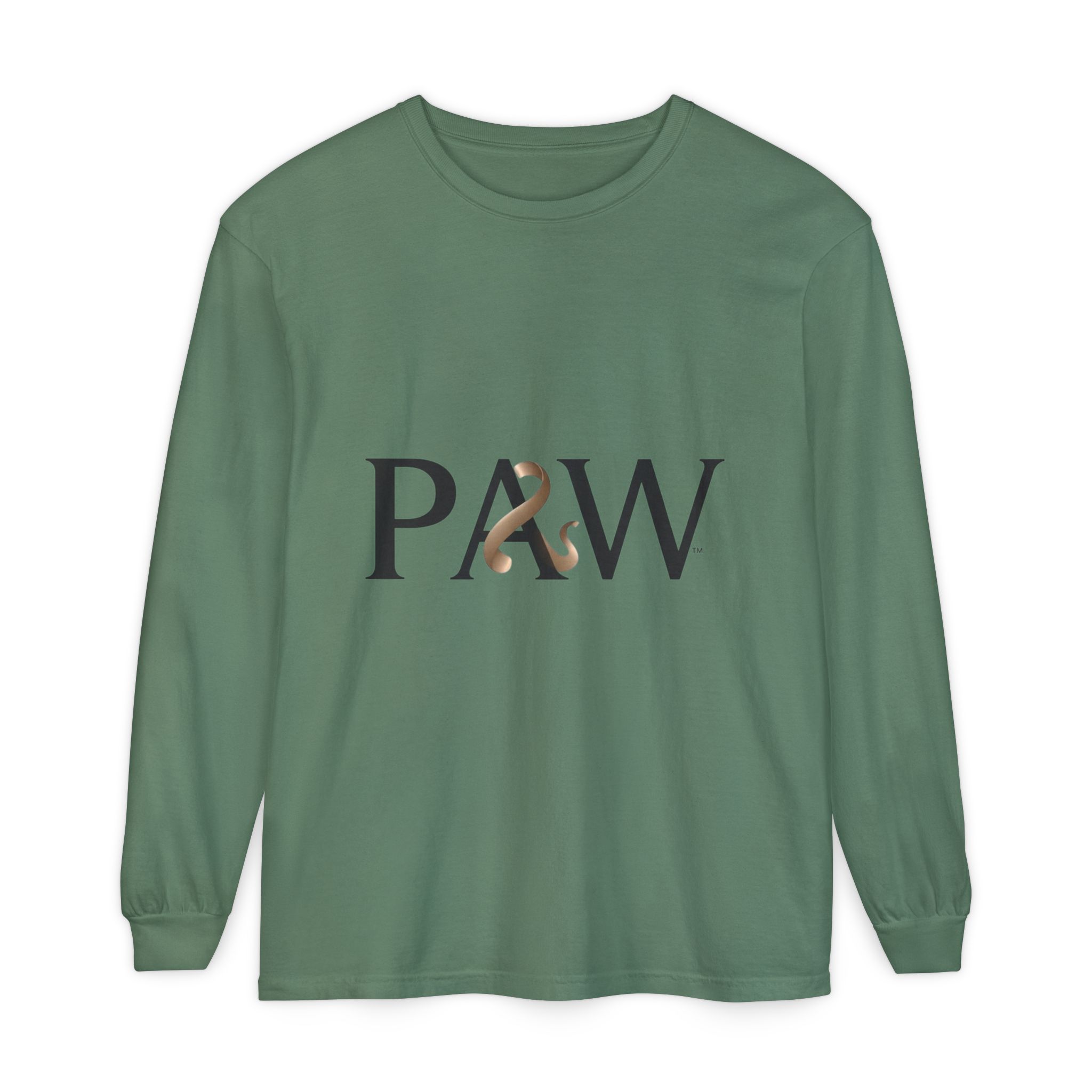 PAW Ampersand Long Sleeve Tee — Minimal Pet Lover Graphic Shirt - Image 49